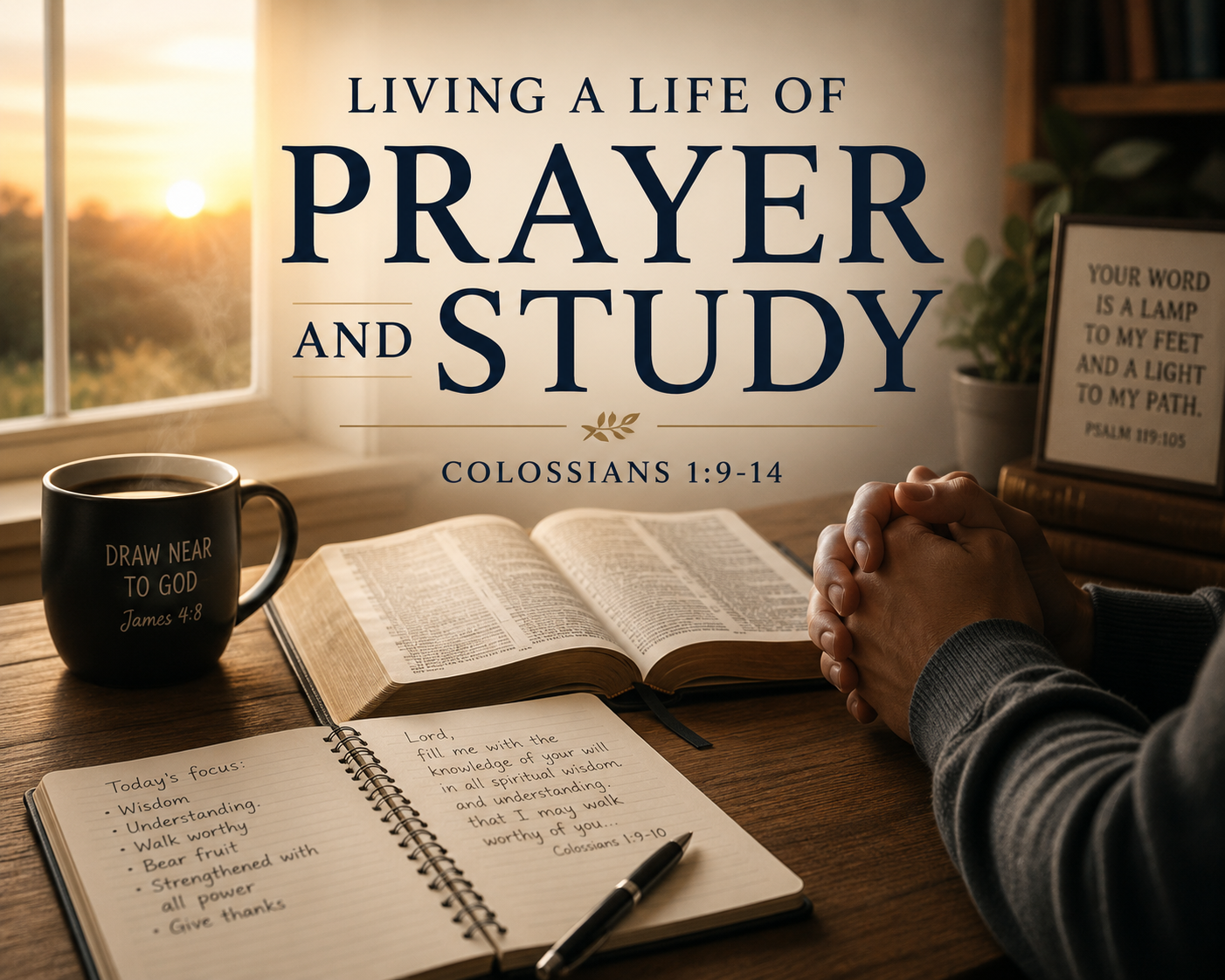 Living A Life Of Prayer And Study 7-12-26 AM
