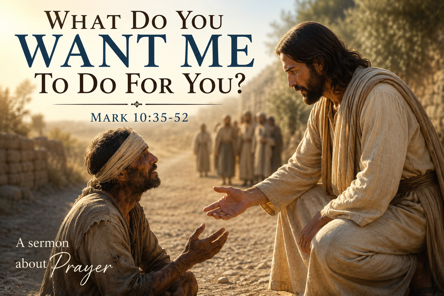 What Do You Want Me To Do For You? 8-23-26 AM