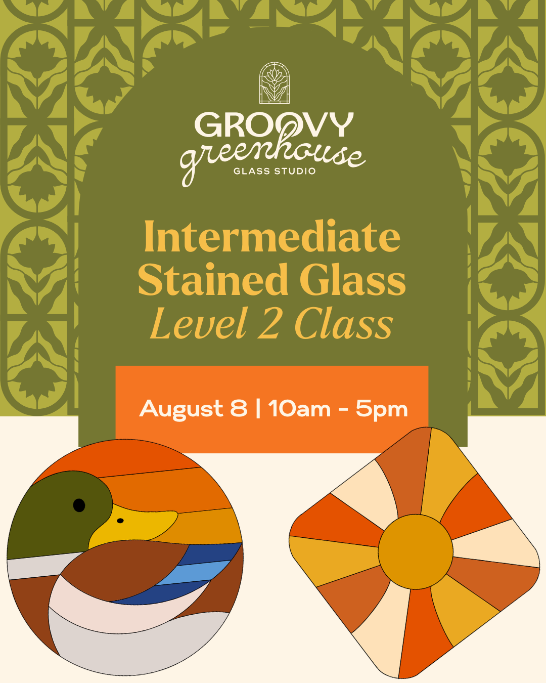 Intermediate Stained Glass- Level 2 Class