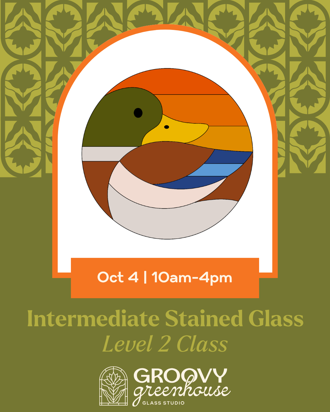 Intermediate Stained Glass- Level 2 Class