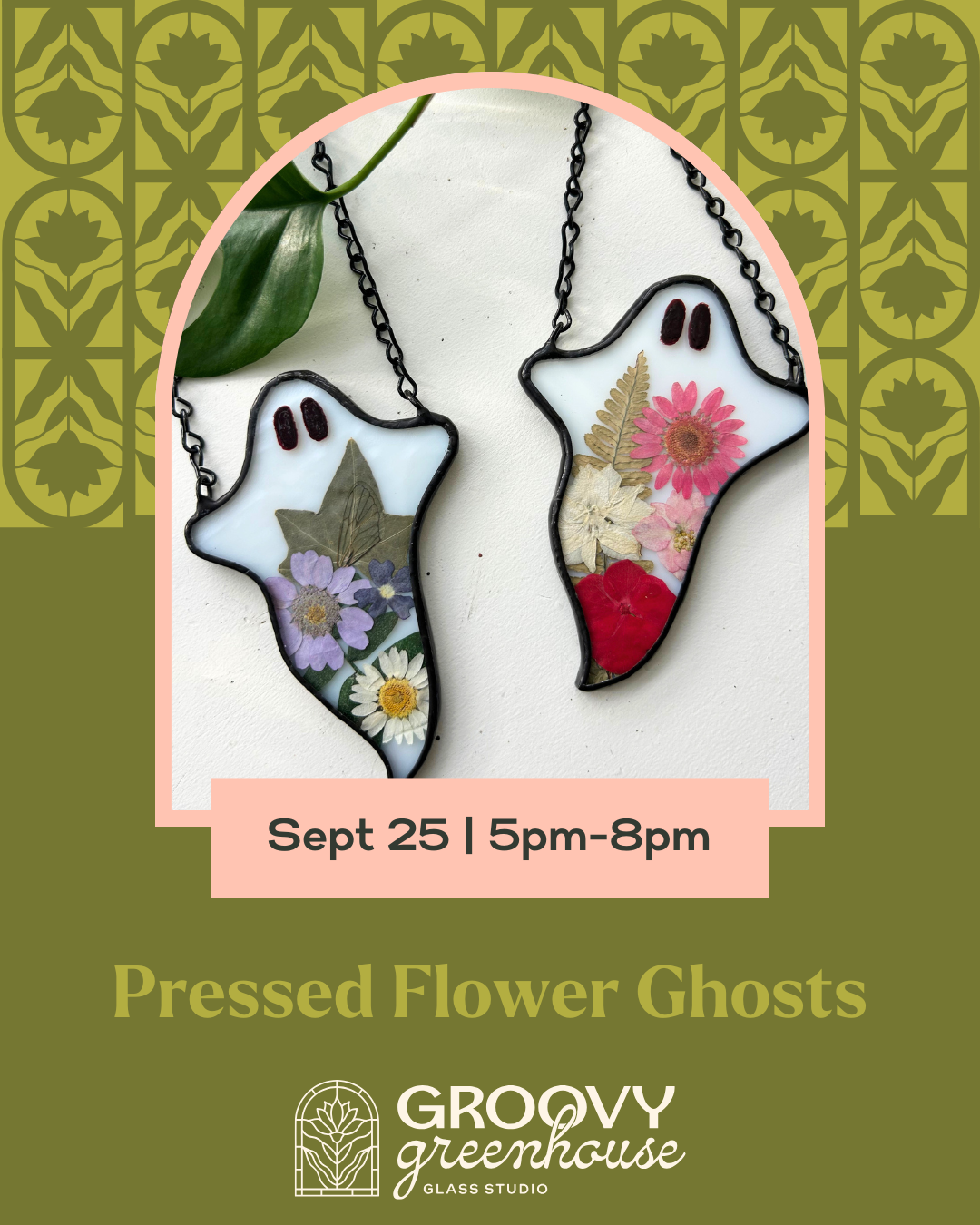 Pressed Flower Ghost Class
