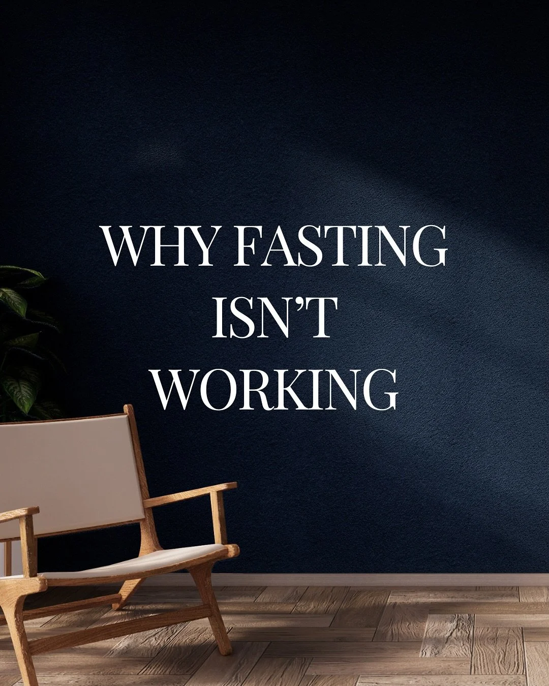 I have this conversation at least once a week&hellip;

Especially with high-performing, health-conscious humans who keep hearing about the metabolic &amp; longevity benefits of fasting.

&amp; yes &mdash; fasting can be a powerful tool&hellip;

But o