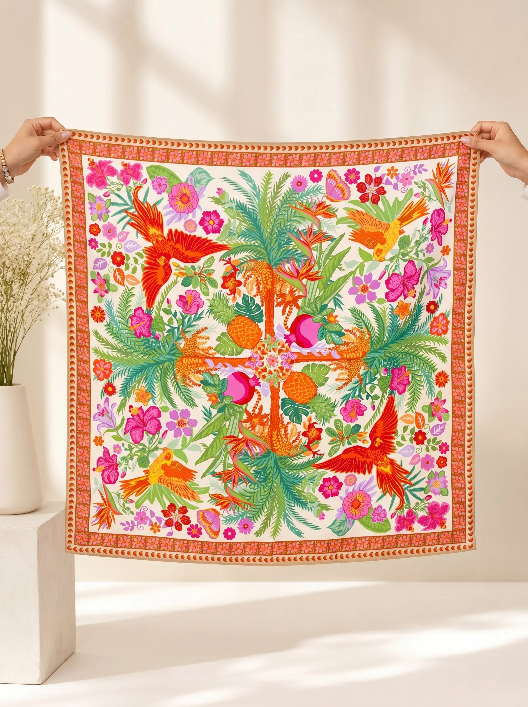 Birds of Paradise Hair Scarf