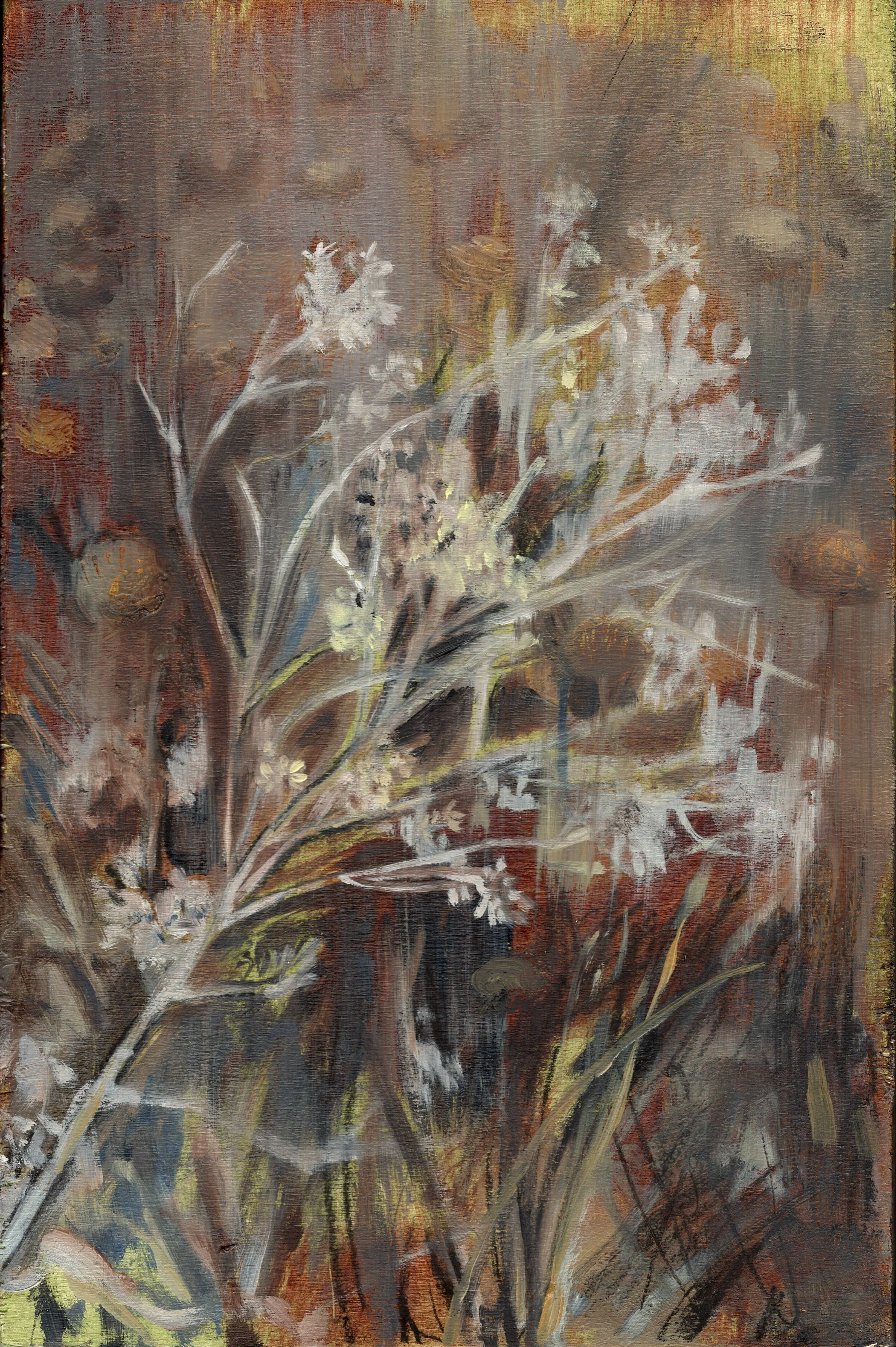 Illinois Prairie, Oil on wood panel, 30x20 cm, 2026