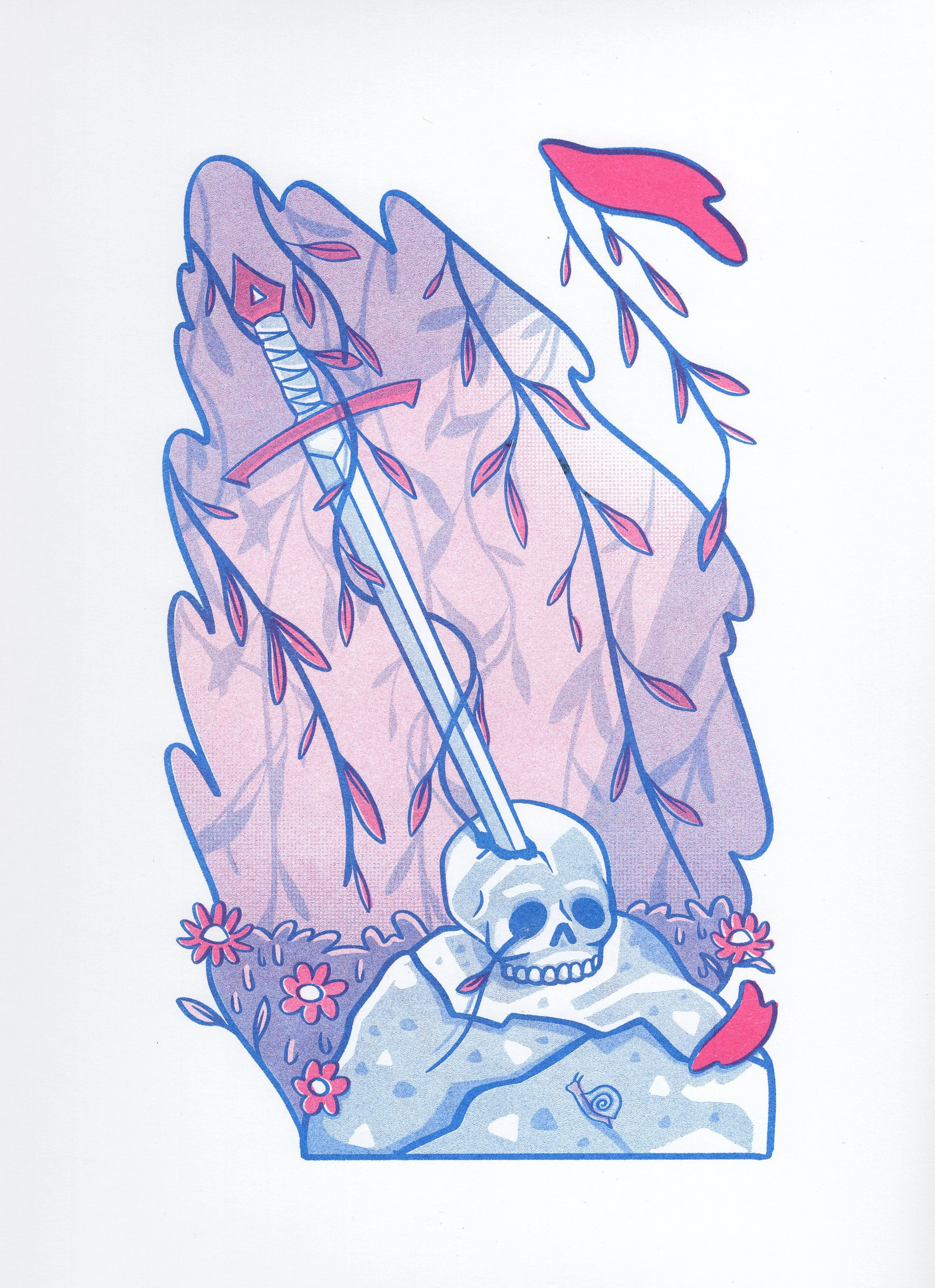 sword and skull