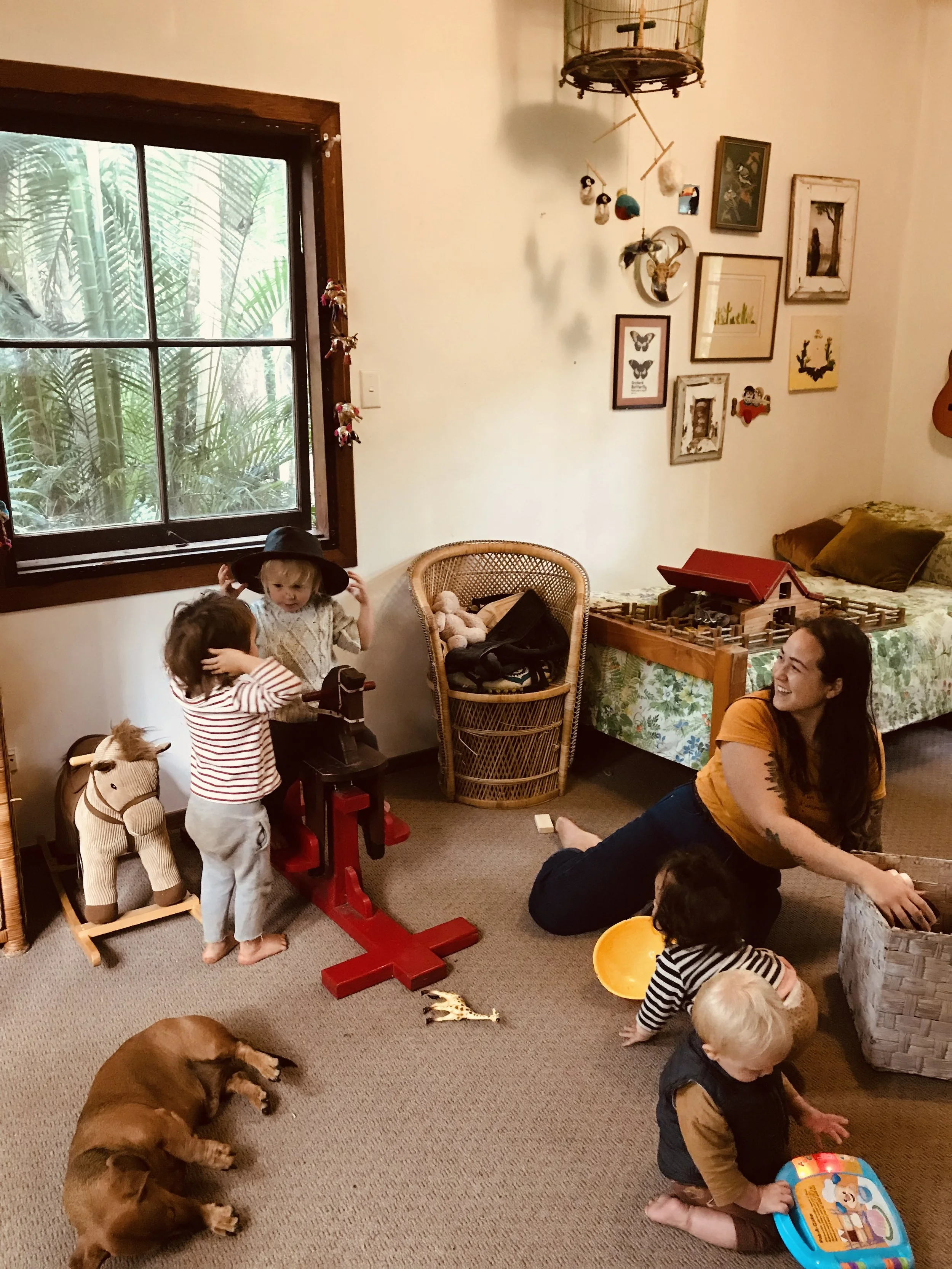 Embracing wild energy and creativity, Byron Bay mothers create their own tribe