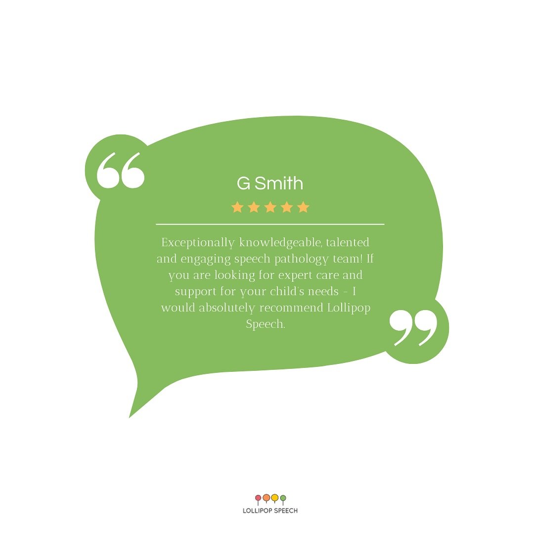 We&rsquo;ve been feeling the love lately &mdash; and we just had to share! 💬💚

Over the past few weeks and months, we&rsquo;ve received a huge wave of heartfelt, positive Google reviews about our therapy services and amazing speech therapists. Than