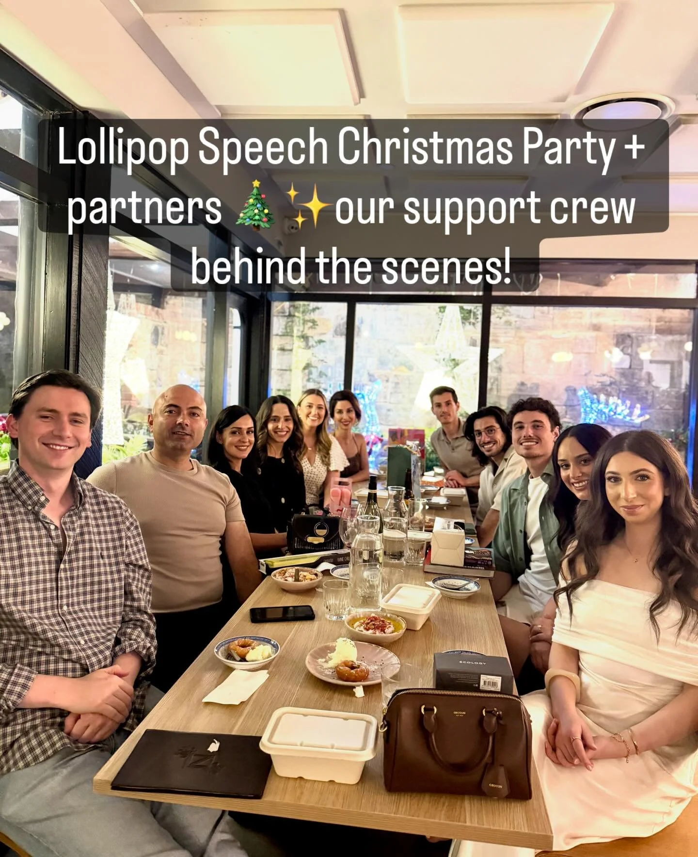 What a night! 🎄✨ 

Celebrating a year of growth with our incredible team (&amp; their amazing partners!) who make Lollipop Speech the absolute best place to work.

Built from scratch with nothing but an idea &mdash; to create a workplace that&rsquo;