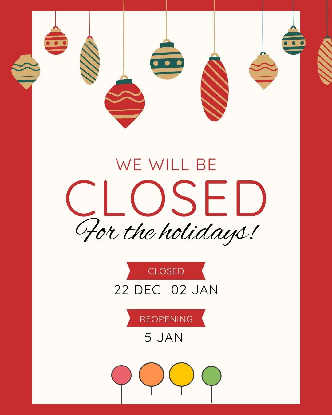 Lollipop Speech is now officially on holidays 🎄✨ Our team is taking a well-earned break to rest, recharge, and spend time with loved ones.

While our doors are closed, we&rsquo;re still accepting referrals over the break&mdash;so if you&rsquo;d like