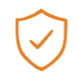 Shield icon with a checkmark inside