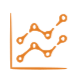 Graph with two ascending lines indicating data trends.