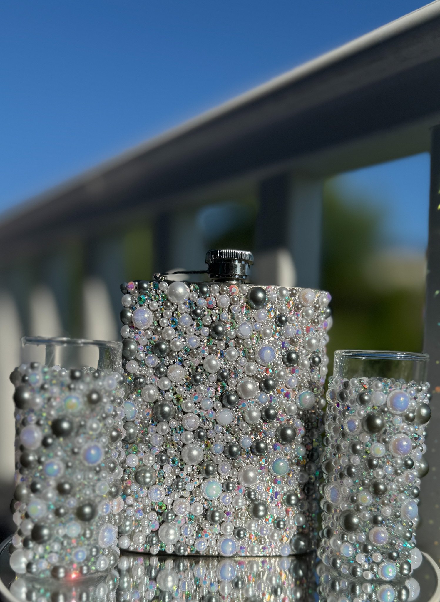 Bling Flash with Shot glasses