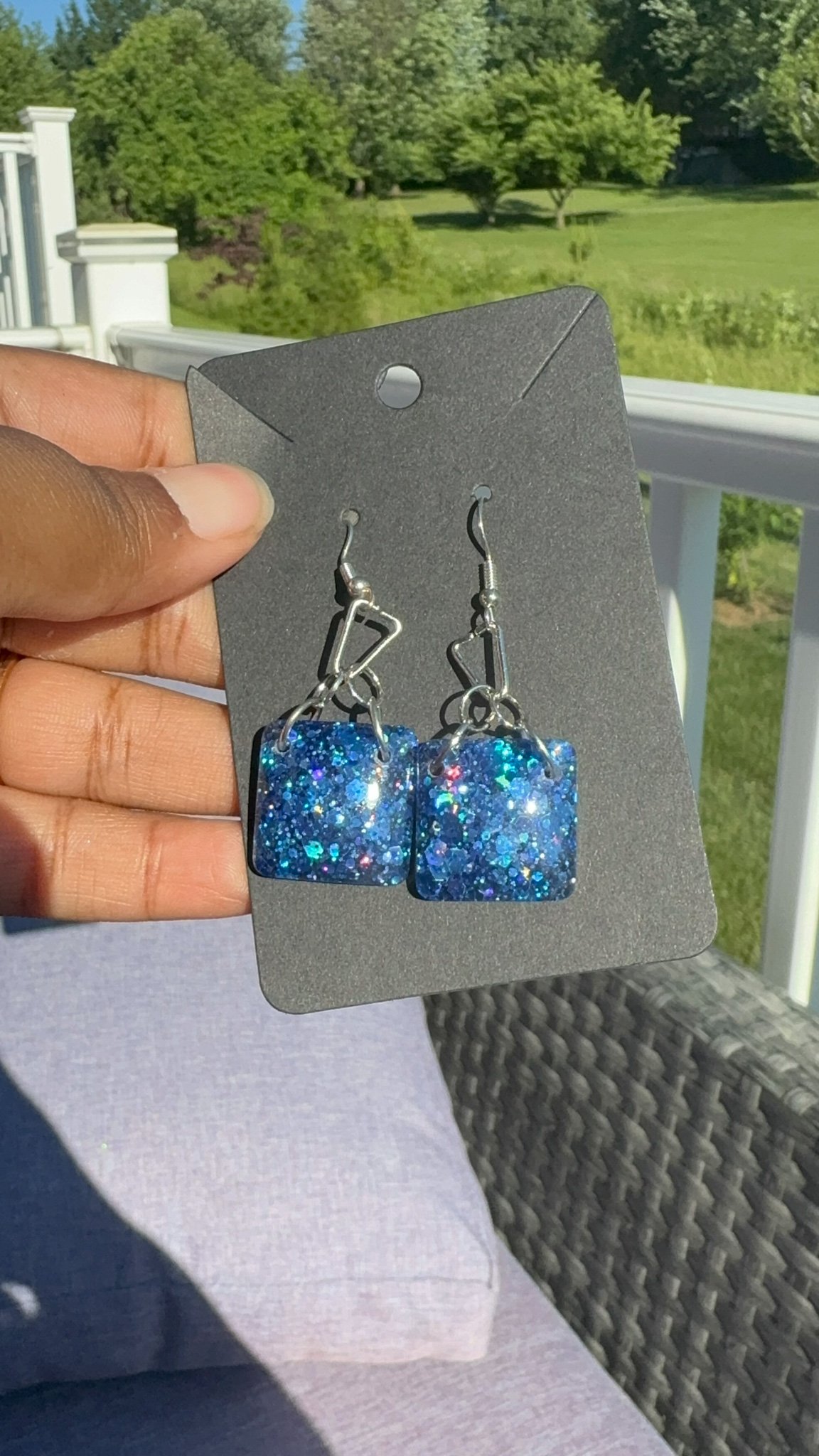 handmade Epoxy and stone Jewelry