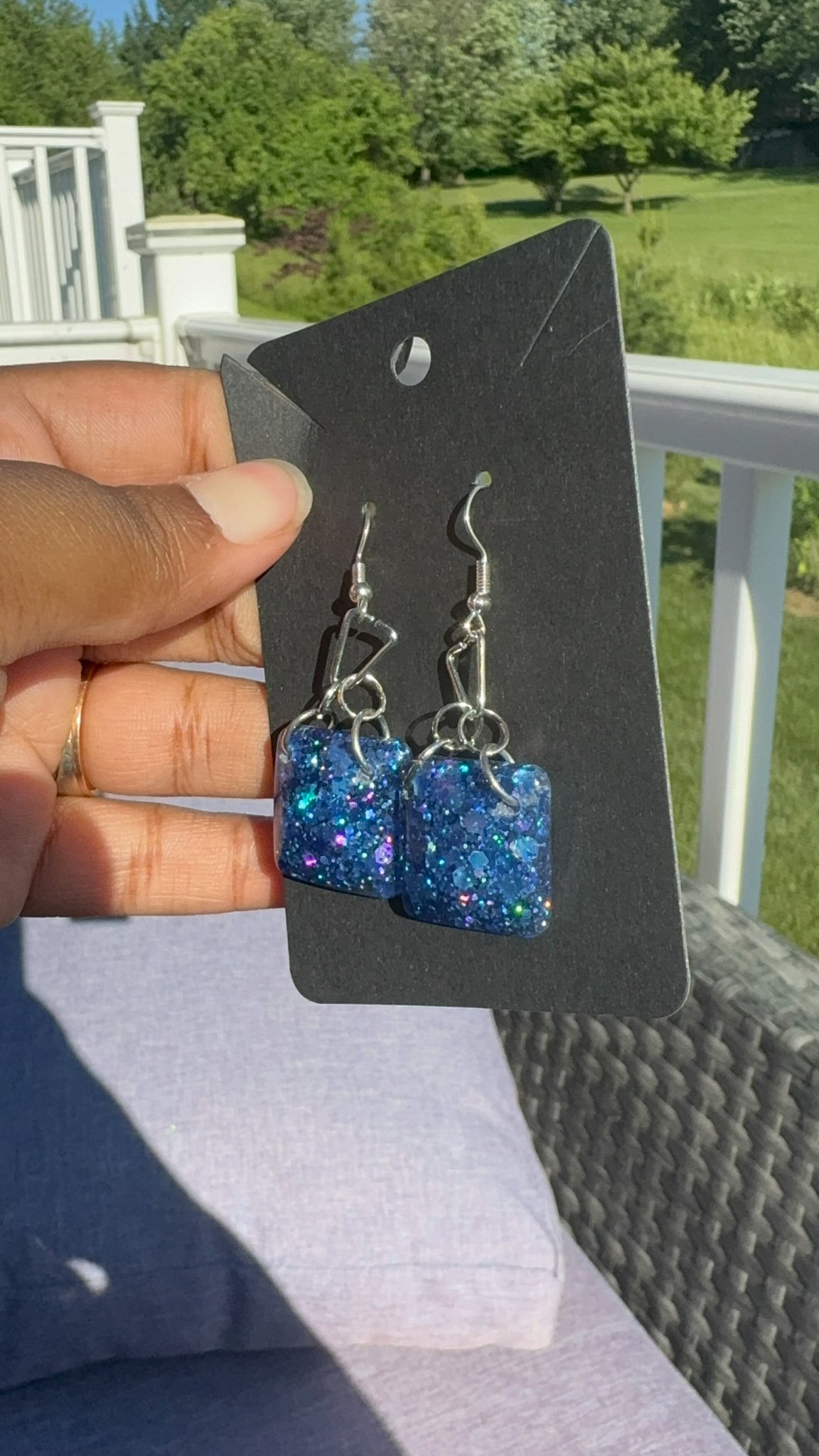handmade Epoxy and stone Jewelry