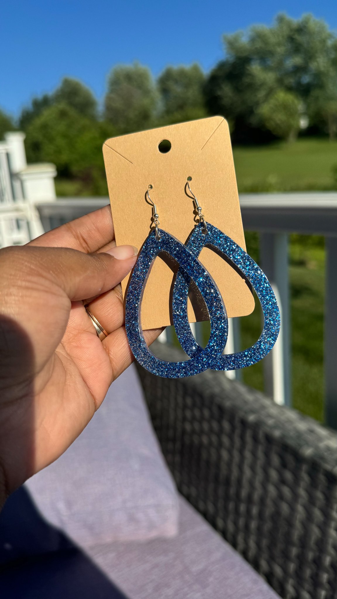 handmade Epoxy and stone Jewelry