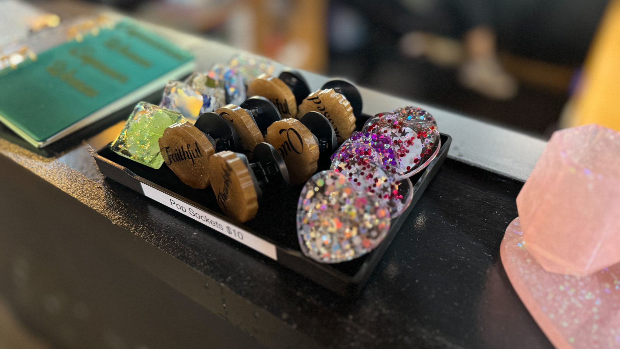 Custom Epoxy pocket stones