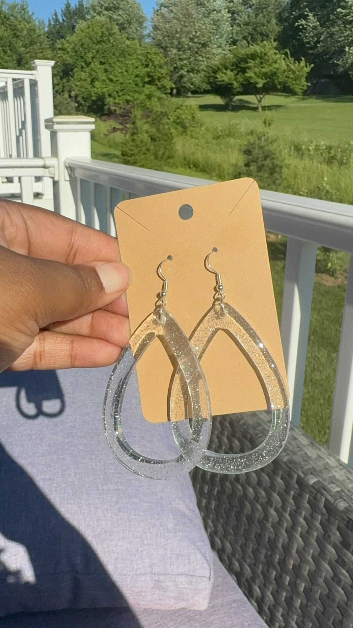 handmade Epoxy and stone Jewelry