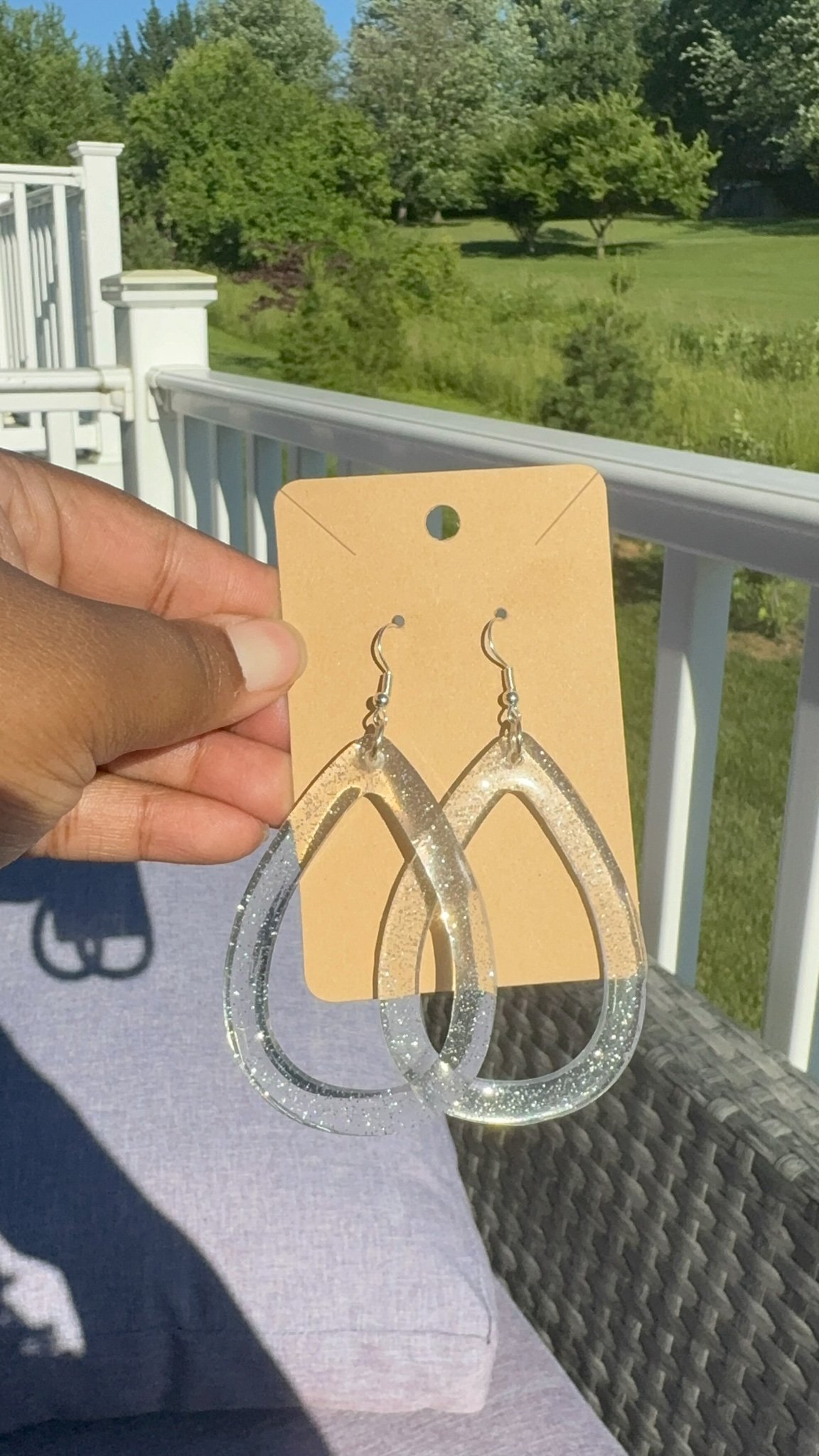 handmade Epoxy and stone Jewelry