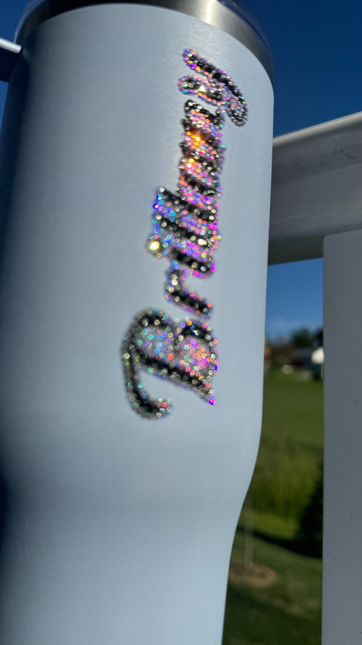 Name only sprinkle/Vinyl tumbler
