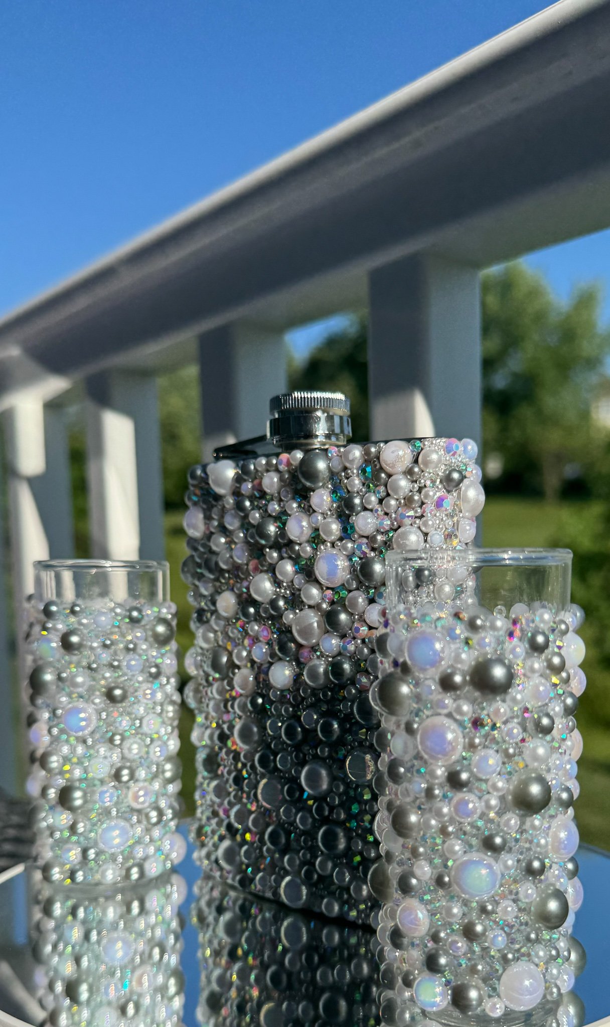 Bling Flash with Shot glasses