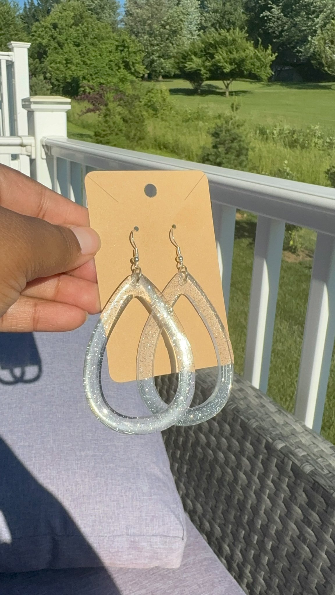 handmade Epoxy and stone Jewelry