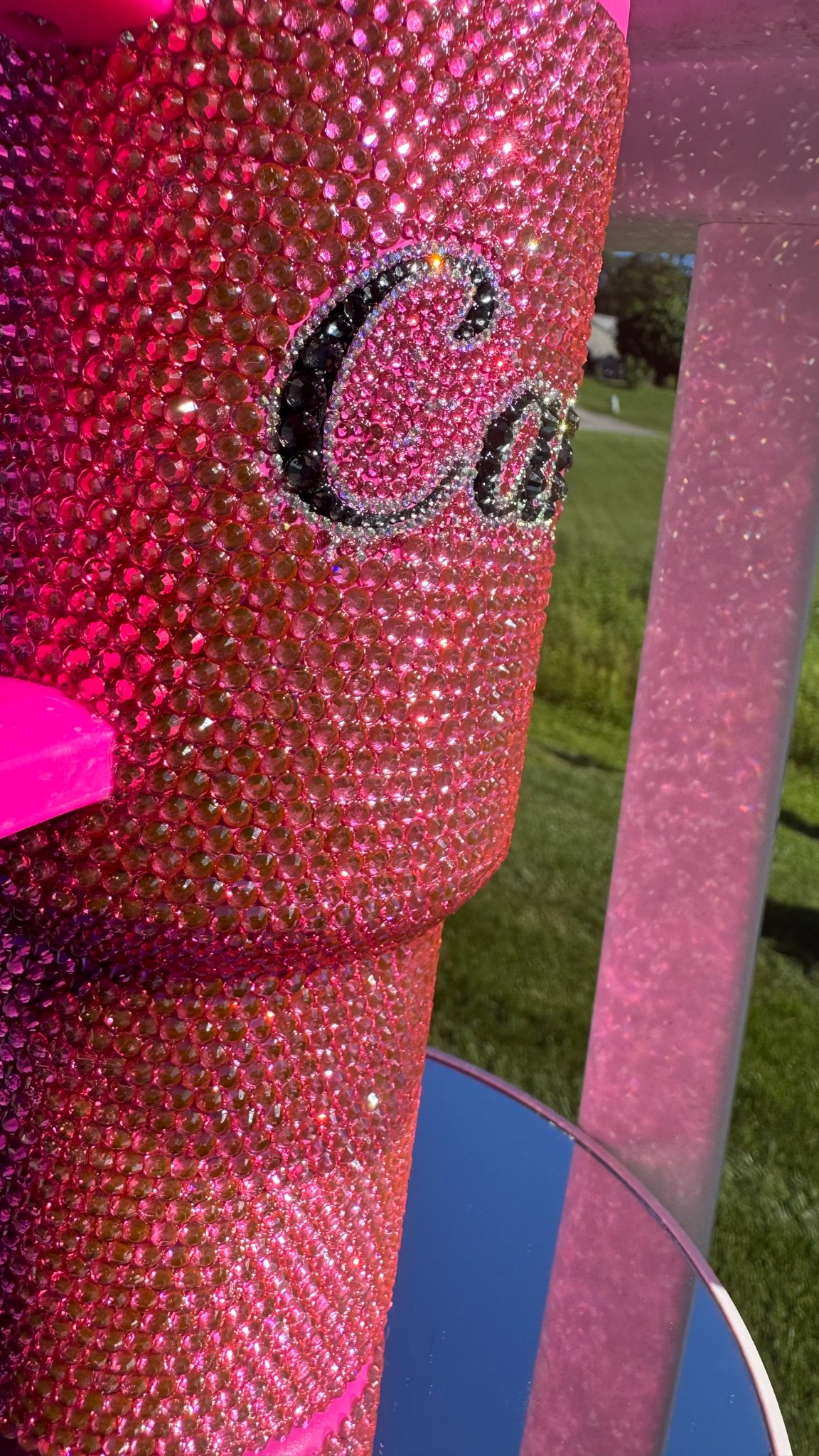 Gift Bling tumbler liner stone Named