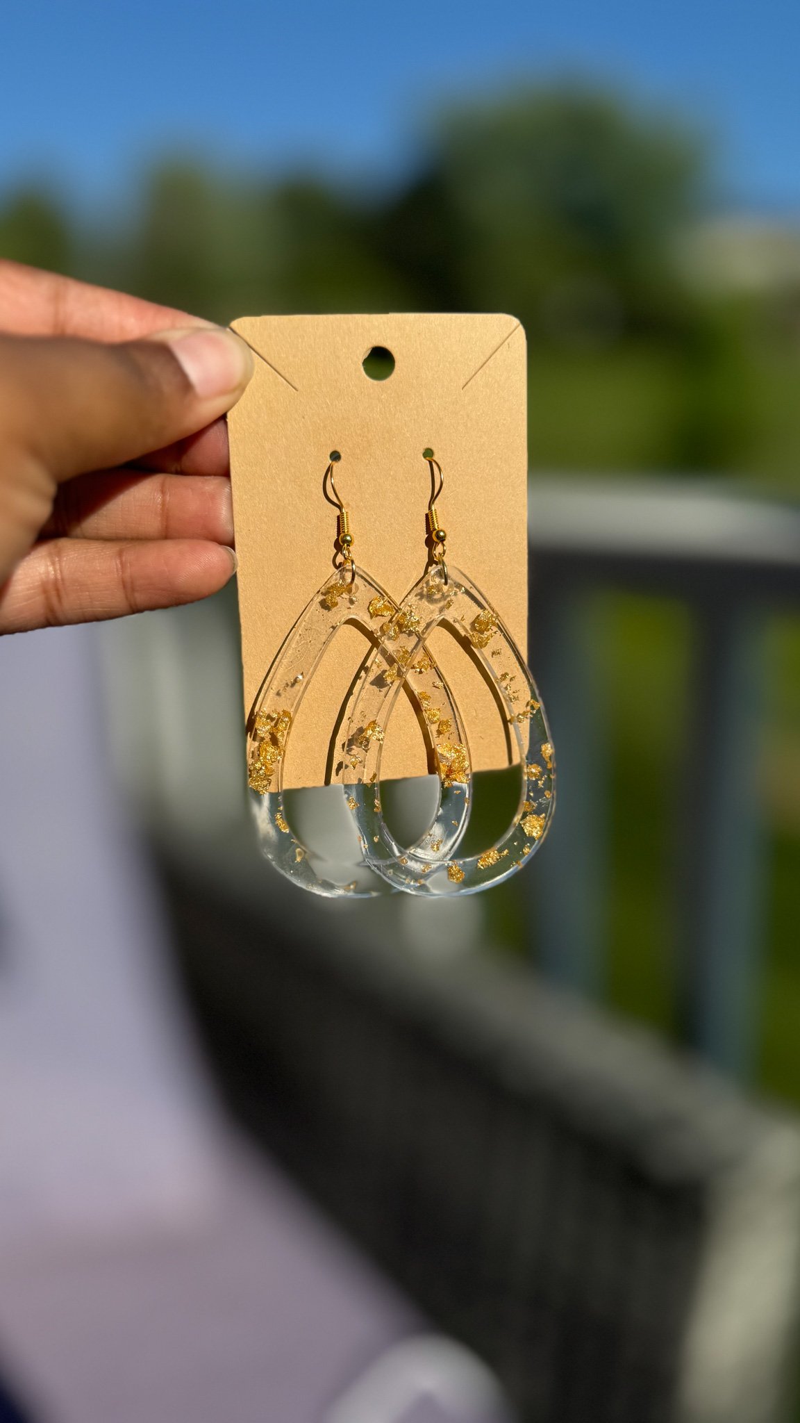 handmade Epoxy and stone Jewelry