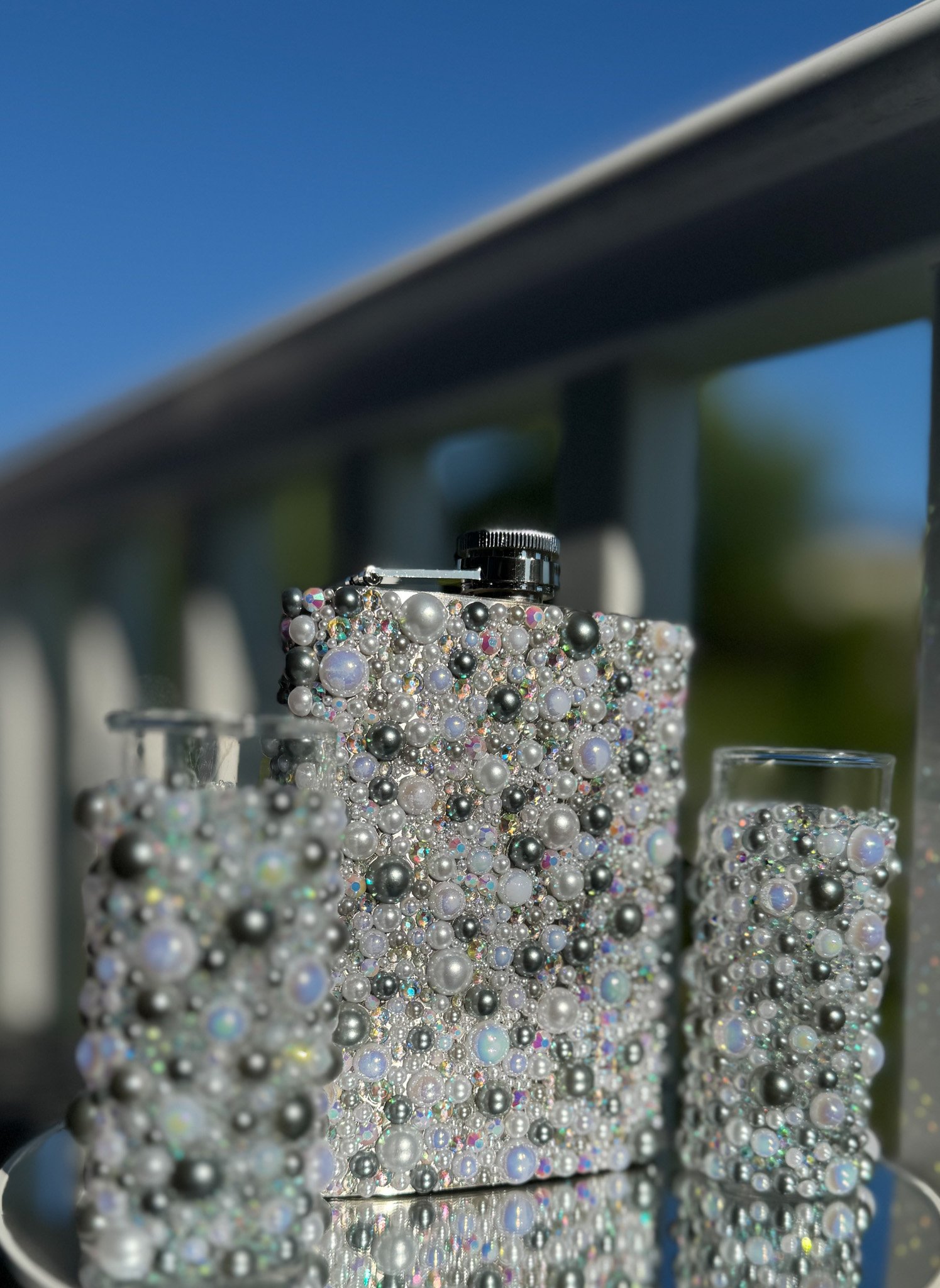 Bling Flash with Shot glasses