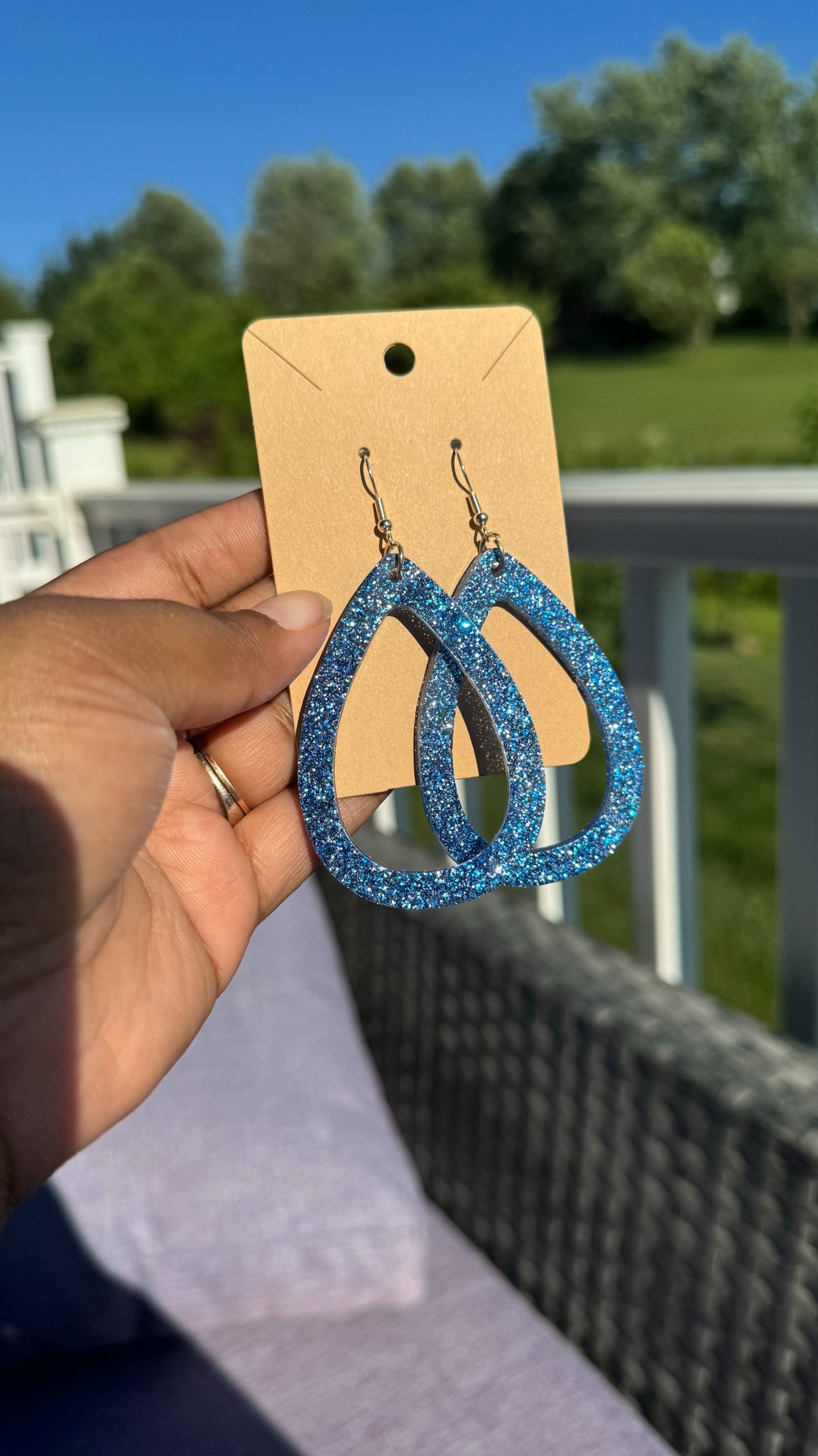 handmade Epoxy and stone Jewelry