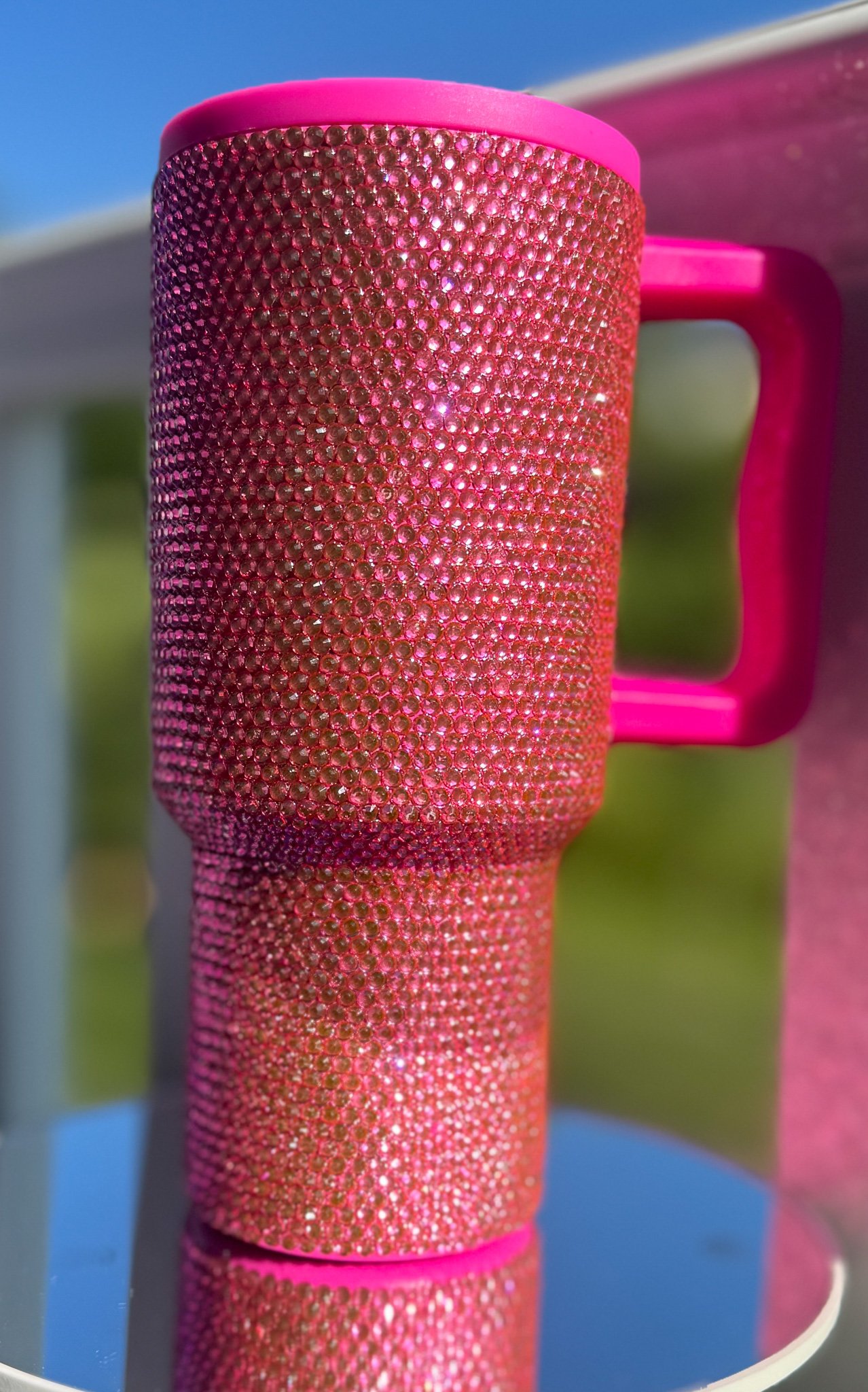 Gift Bling tumbler liner stone Named