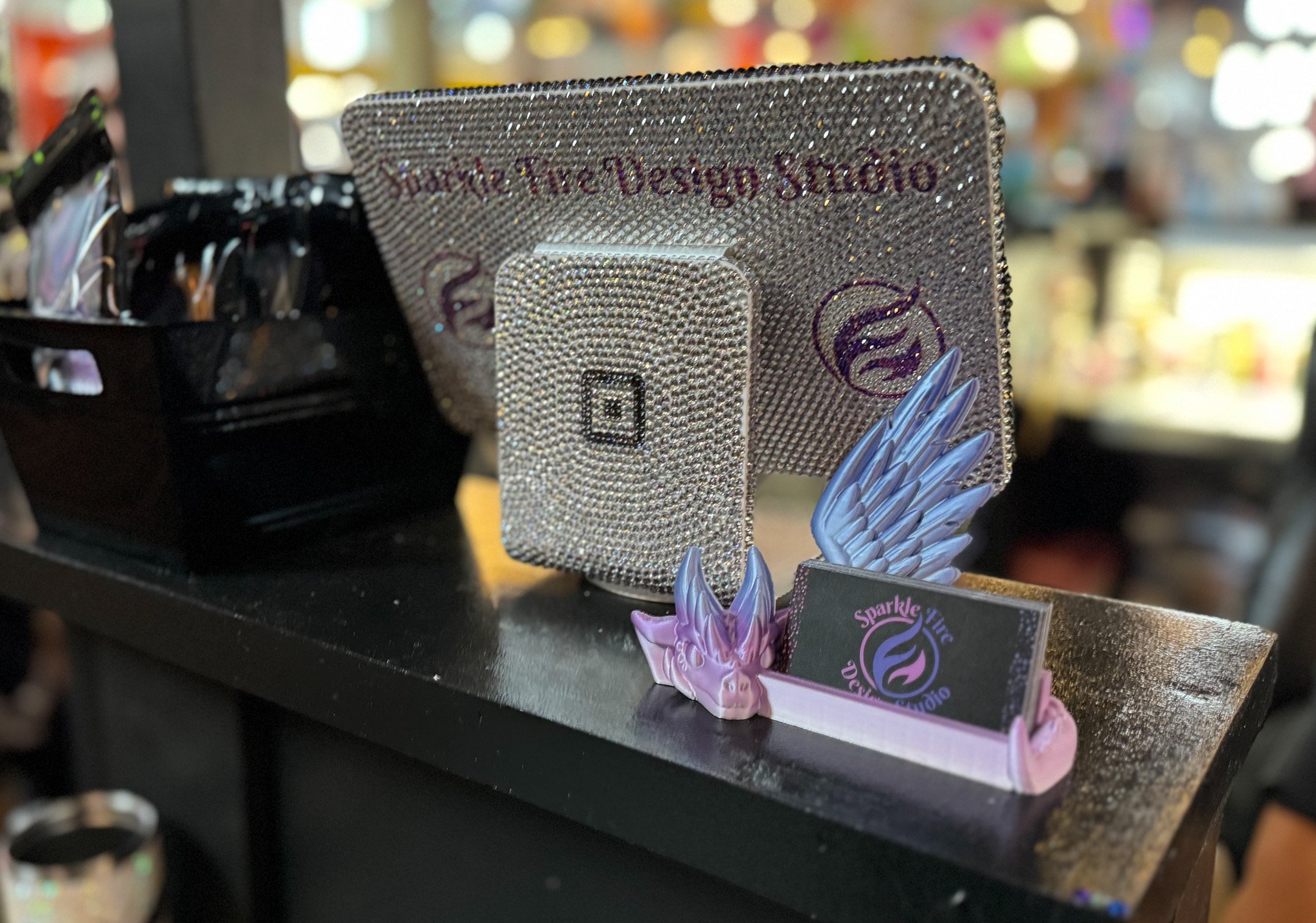 Custom bling Square register