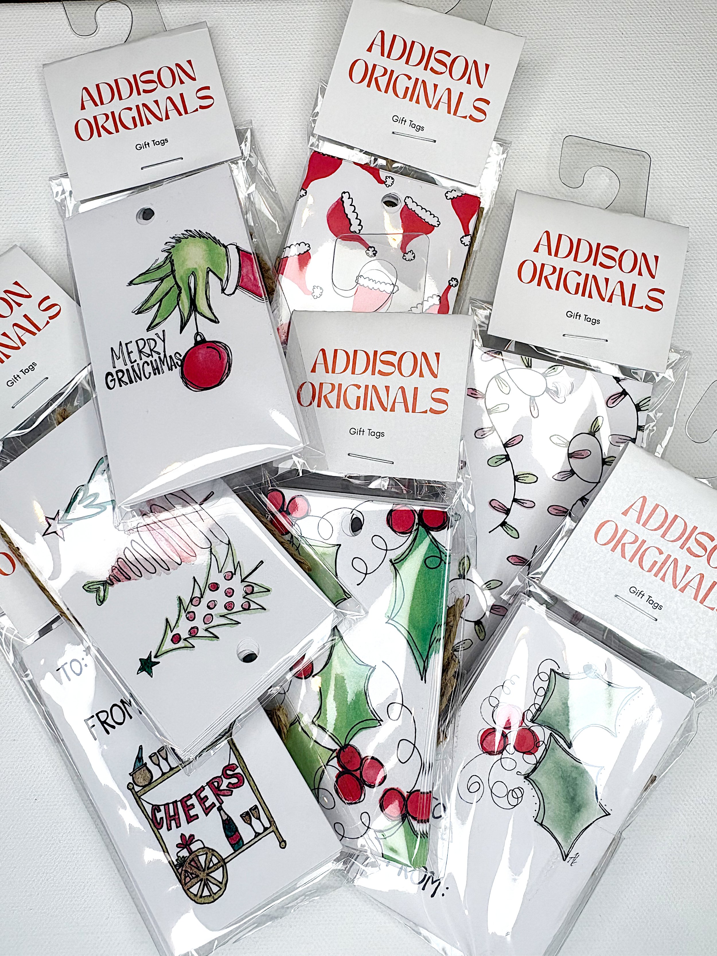 Watercolor Printed Gift Tags