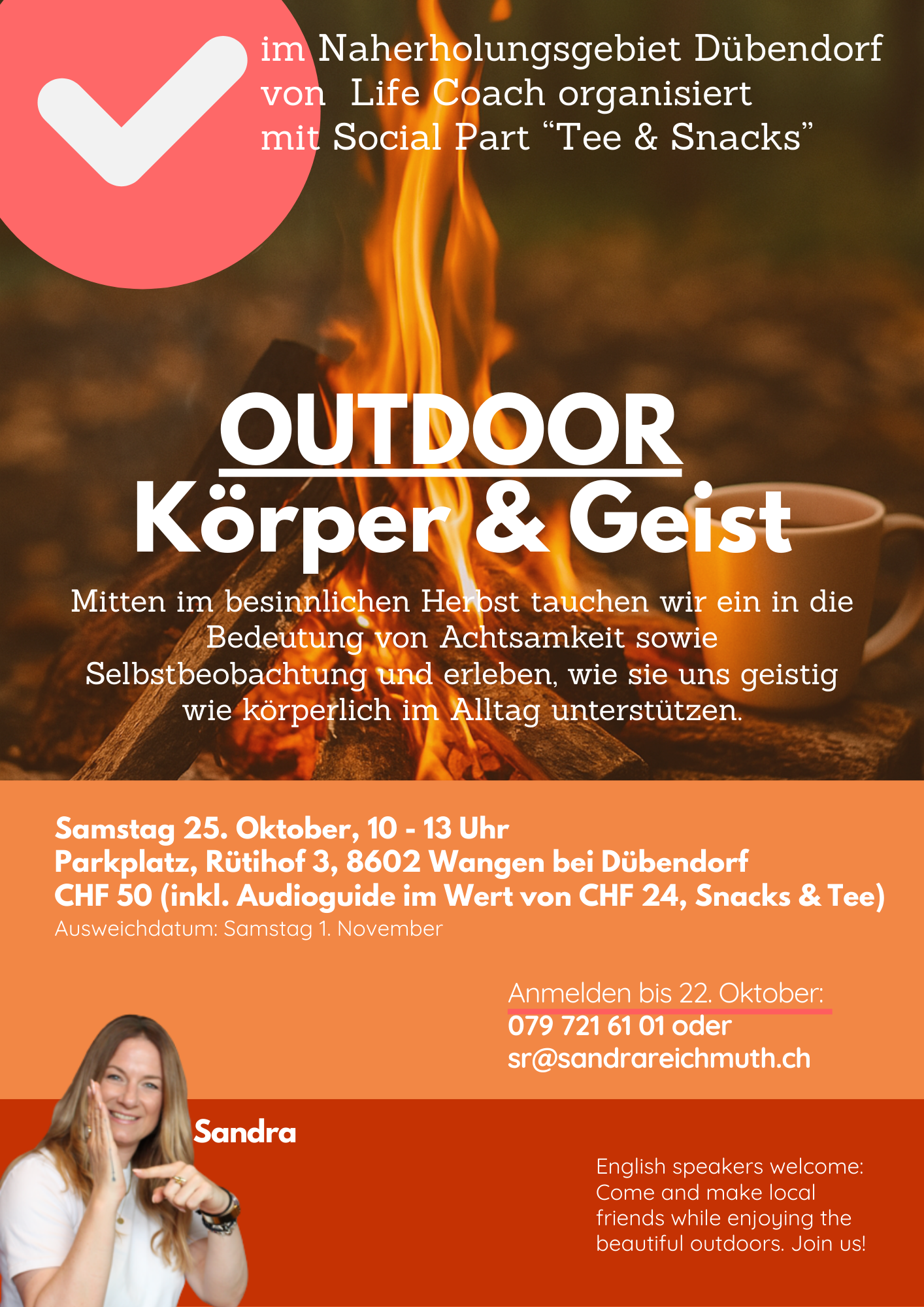 Mitten im Herbst: Achtsamkeit & Selbstbeobachtung erleben – Outdoor mit Sandra