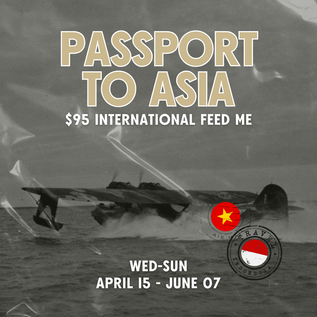 Feed Me Menu at Moon & Mary restaurant and bar in Fremantle