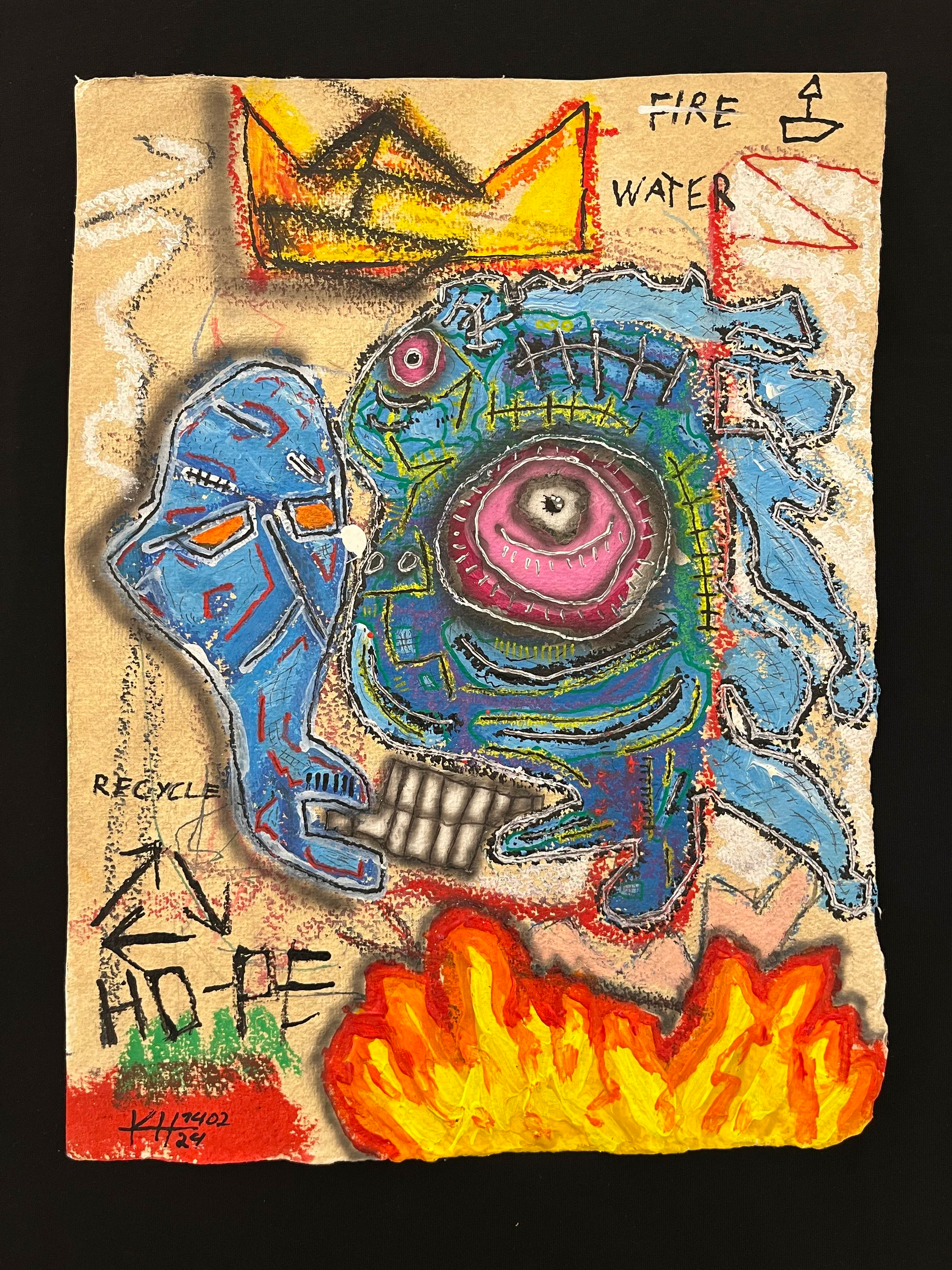 07, KABIERSTEN, Mixed Media auf Papier, A3