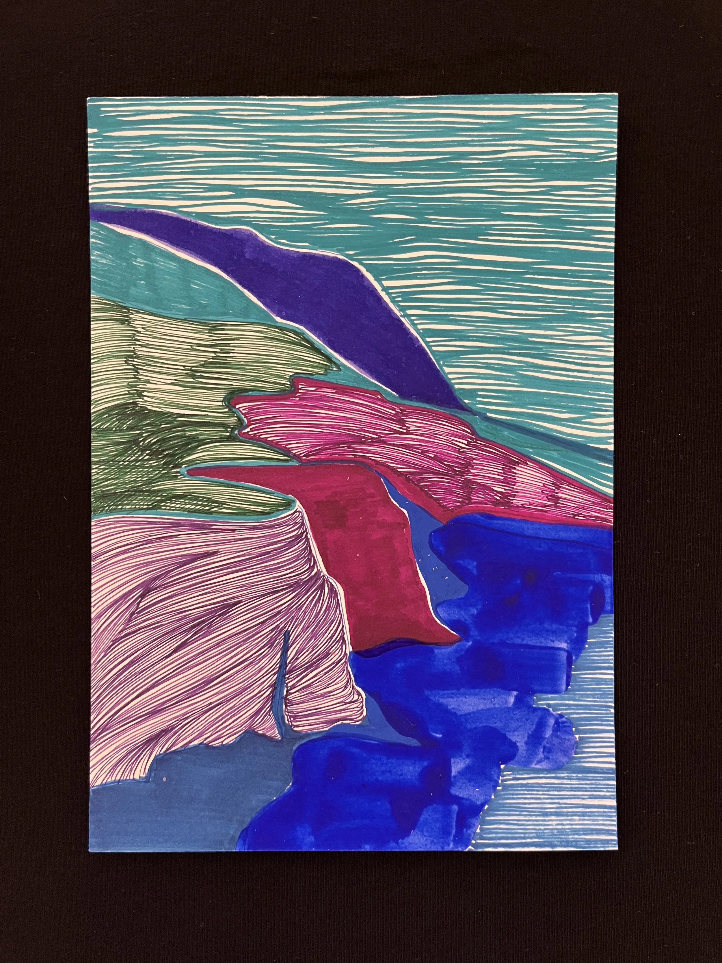 03, Ezgi Nur Akinci, Mixed Media auf Papier, A5