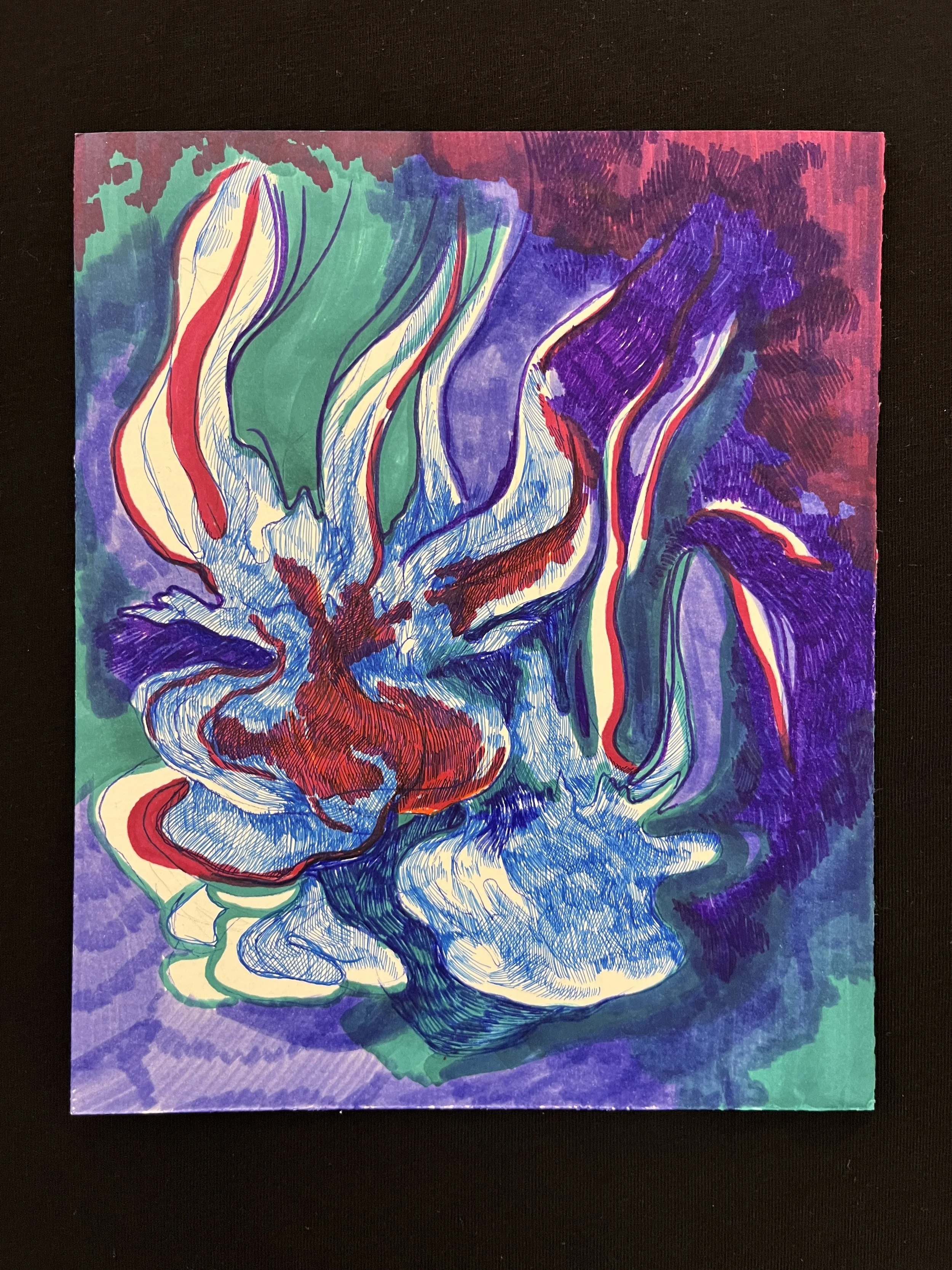 04, Ezgi Nur Akinci, Mixed Media auf Papier, A5