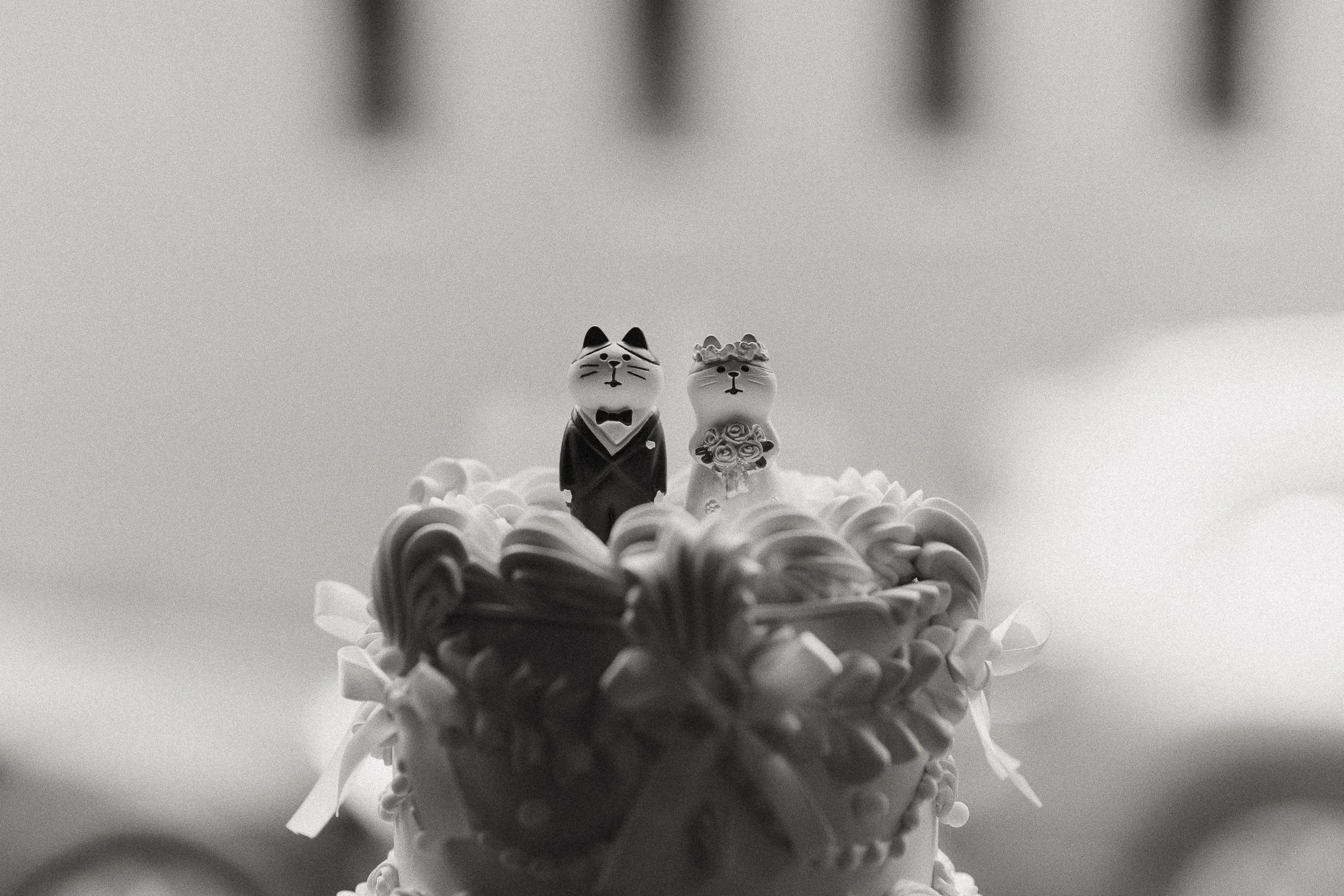 Cat Wedding Cake Toppers