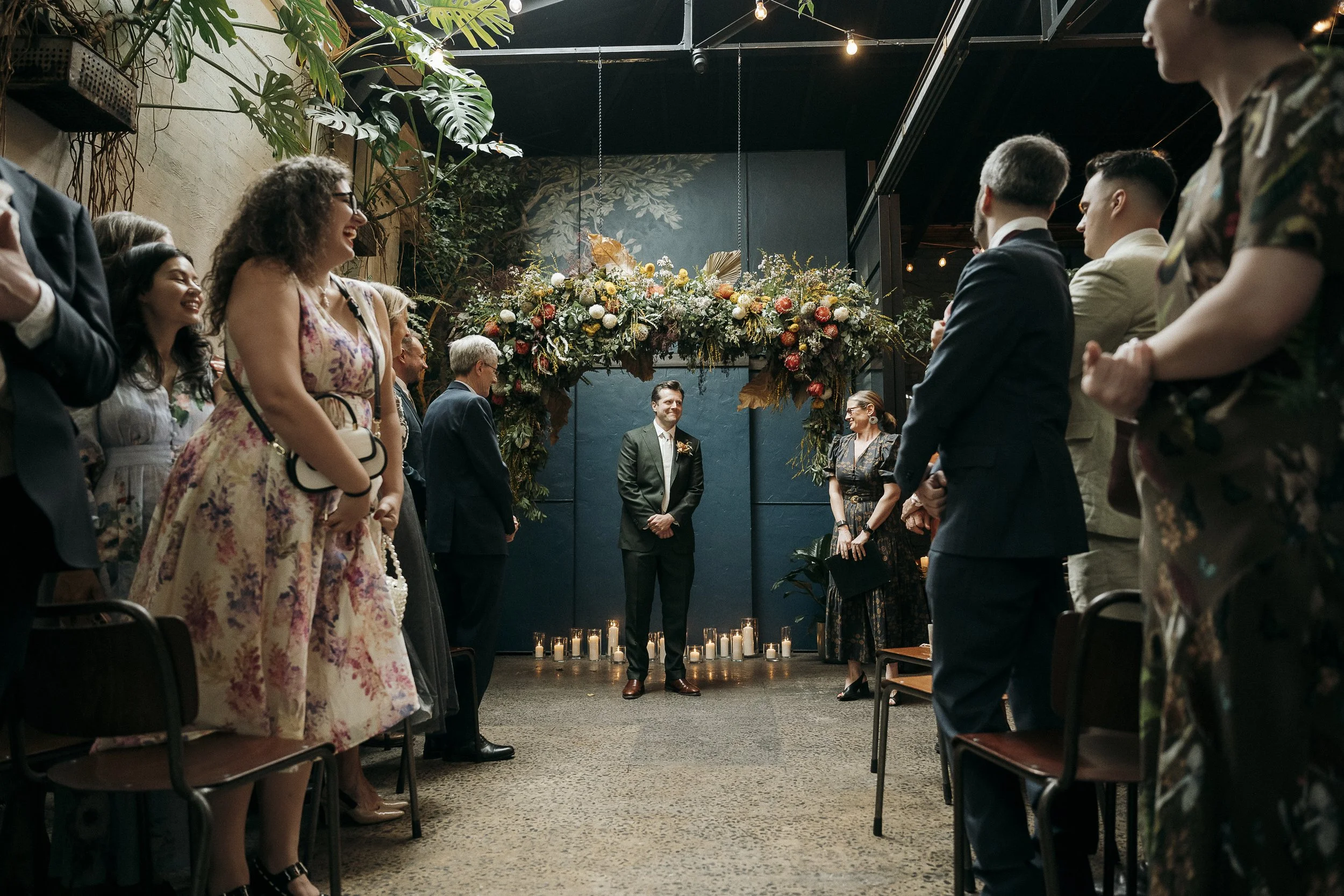 Ceremony setup inside Rupert on Rupert
