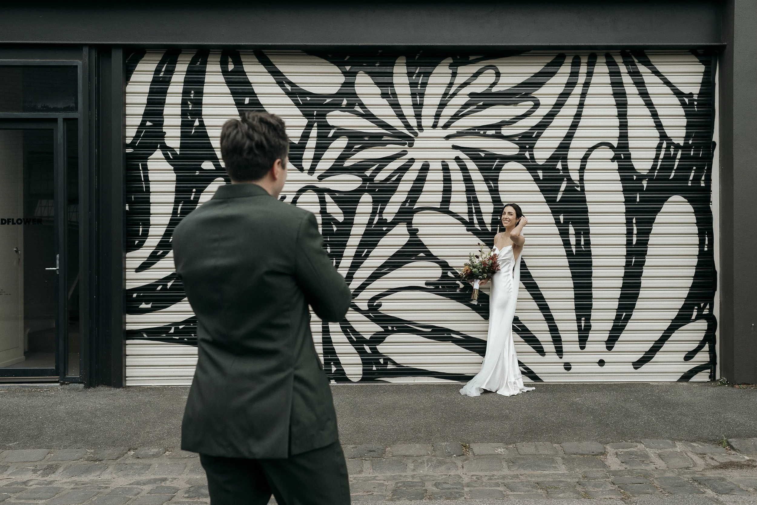 Modern Street Wedding Photos