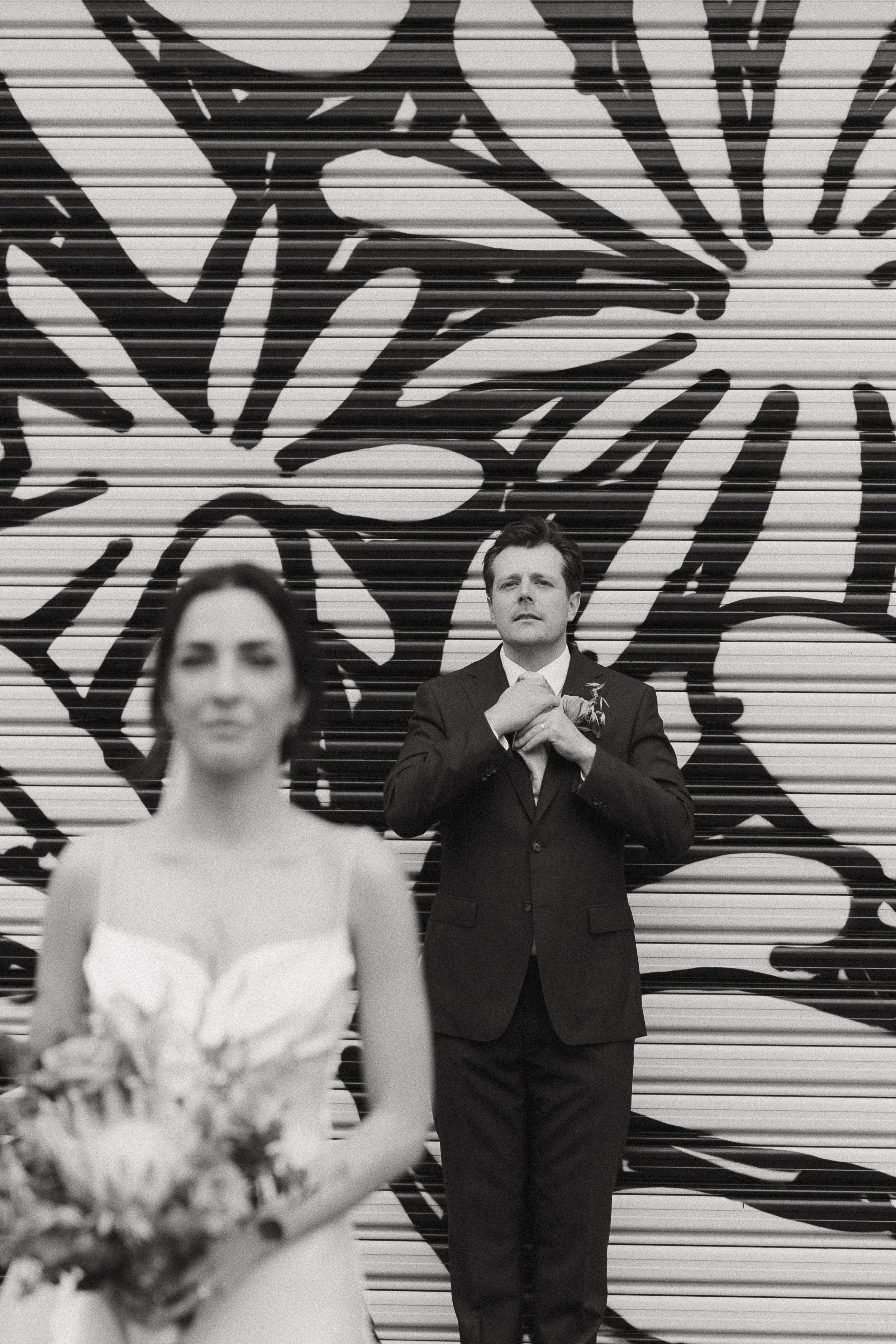 Couple portraits in the surrounding streets
