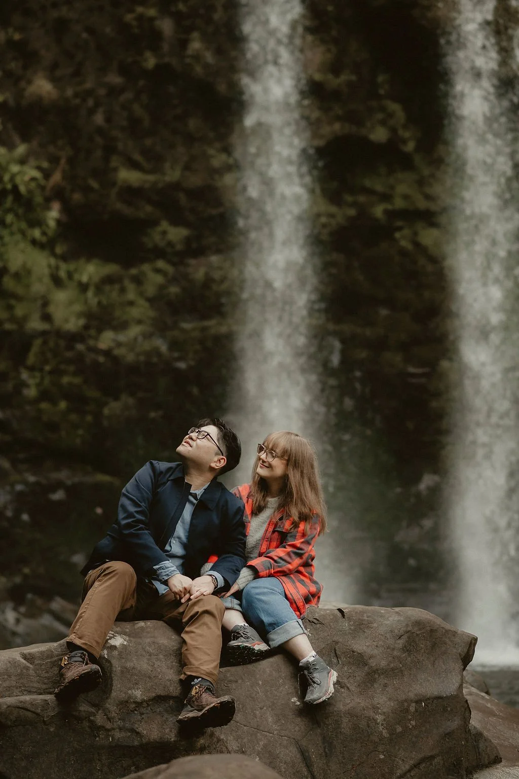 Hopetoun falls candid engagement