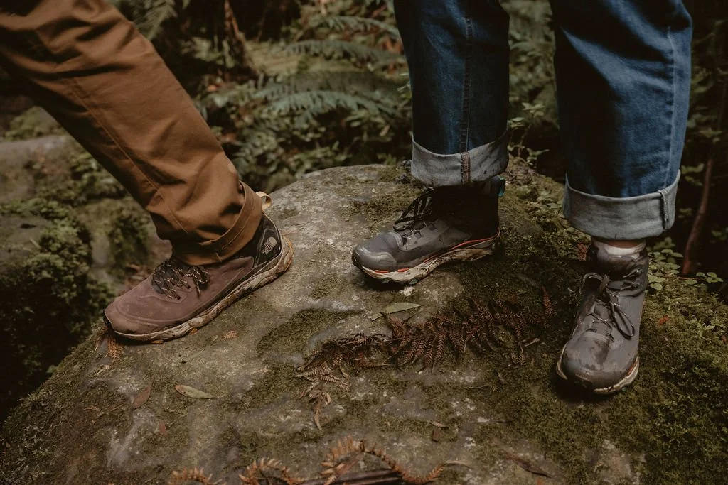 adventurous engagement photos