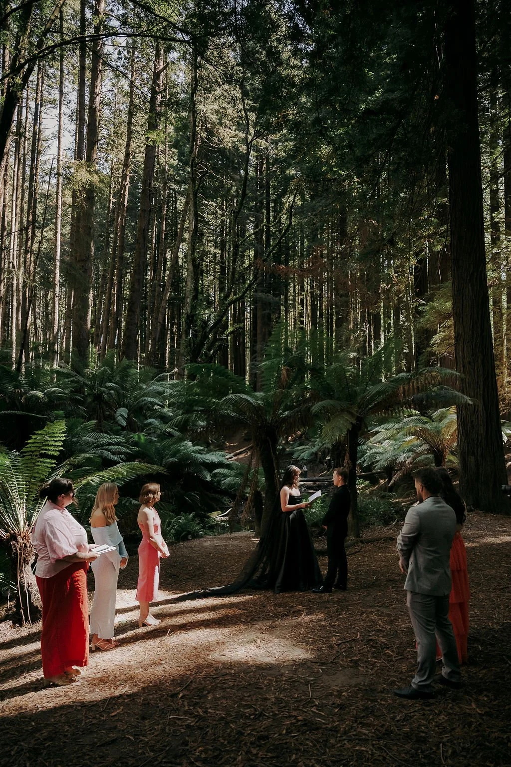  Fun and heartfelt forest ceremony officiated by celebrant Marry Me Mads in the Otways 