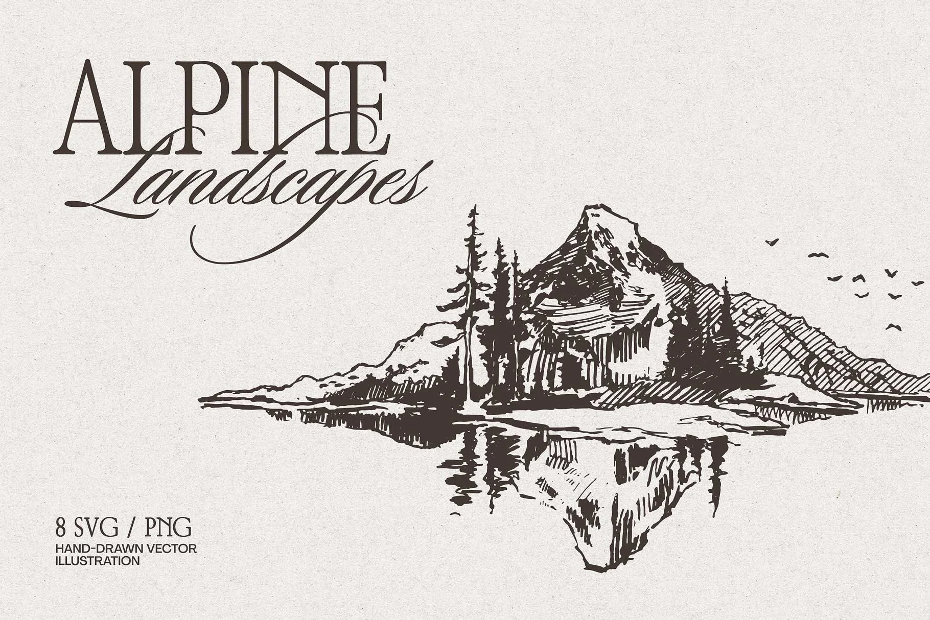 Mountain Landscape Set
