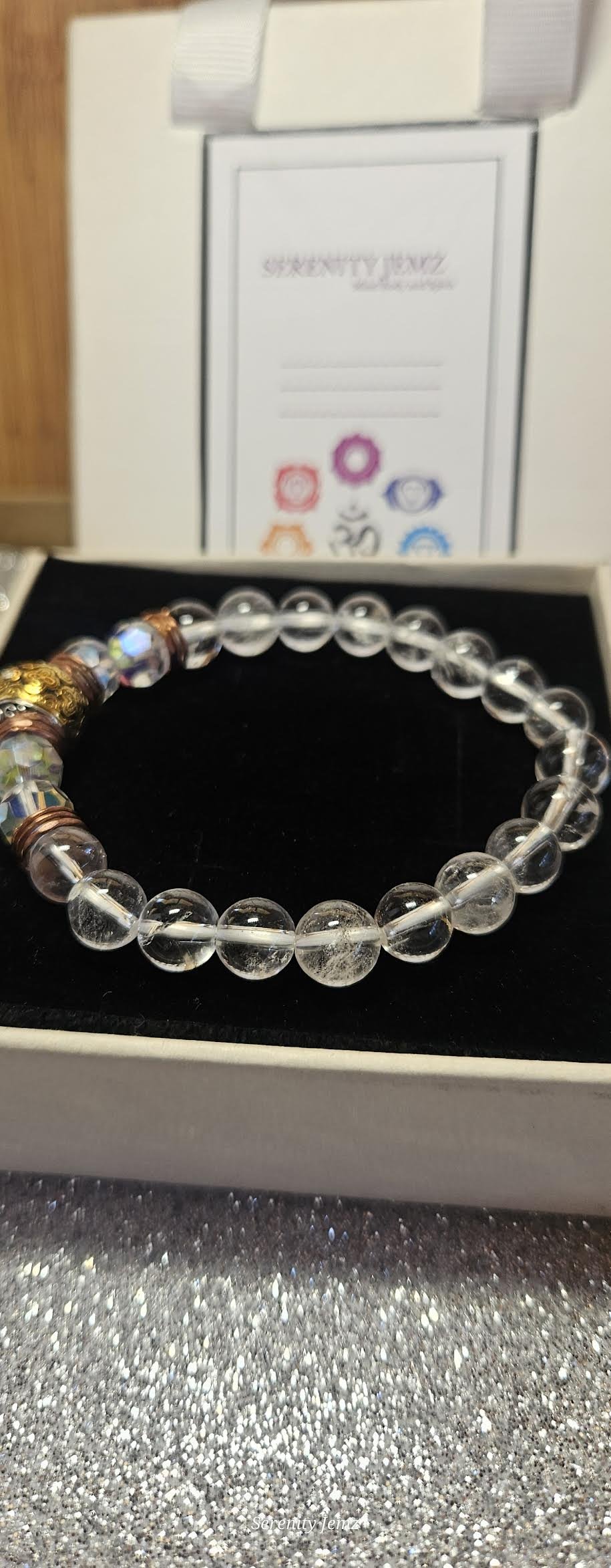 Clear Quartz & Copper Harmony Bracelet