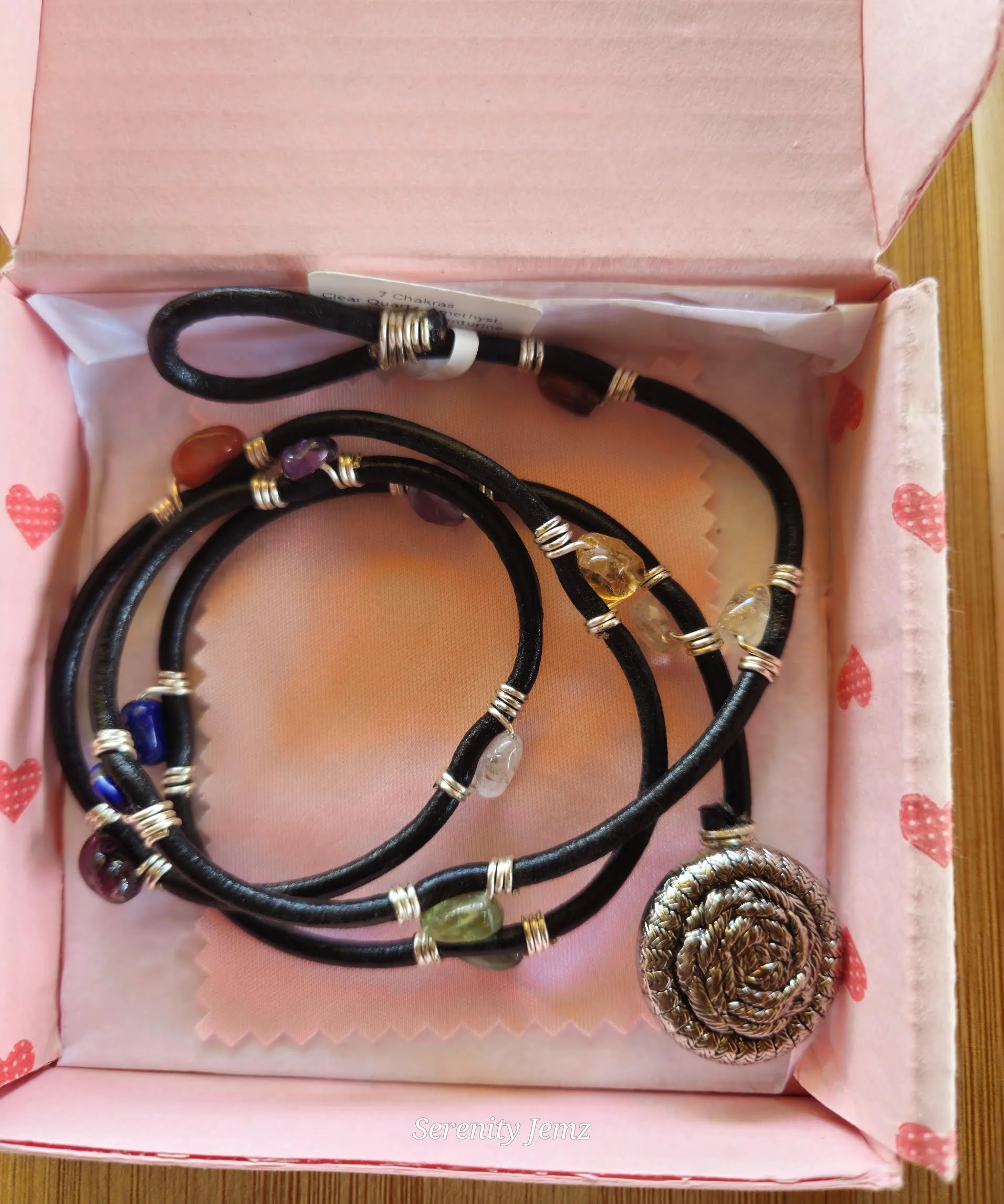 7 Chakra Gemstone Wrap-around Bracelet