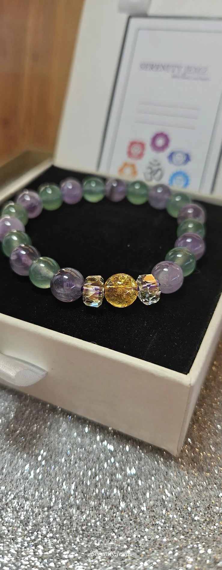 Trio Harmony Crystal Stretch Bracelet