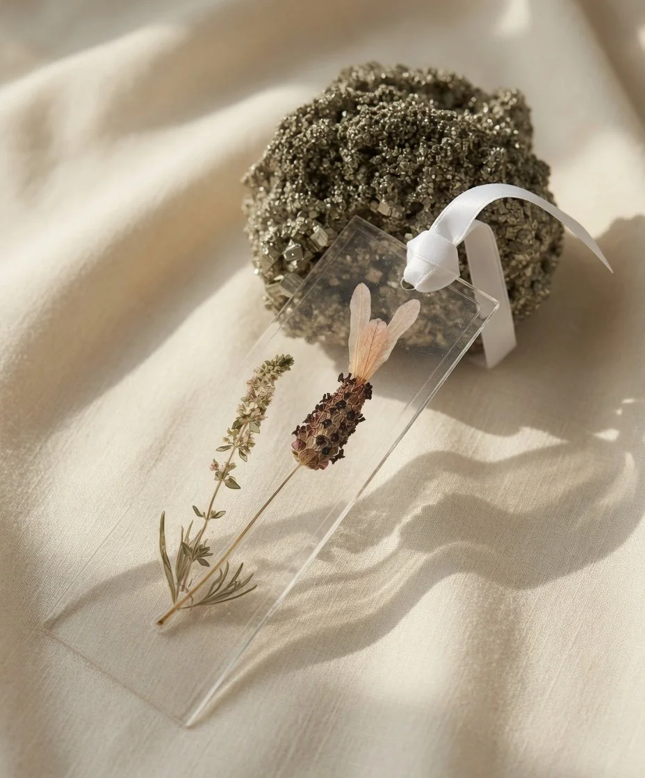 Handmade Dried Flower Bookmark.