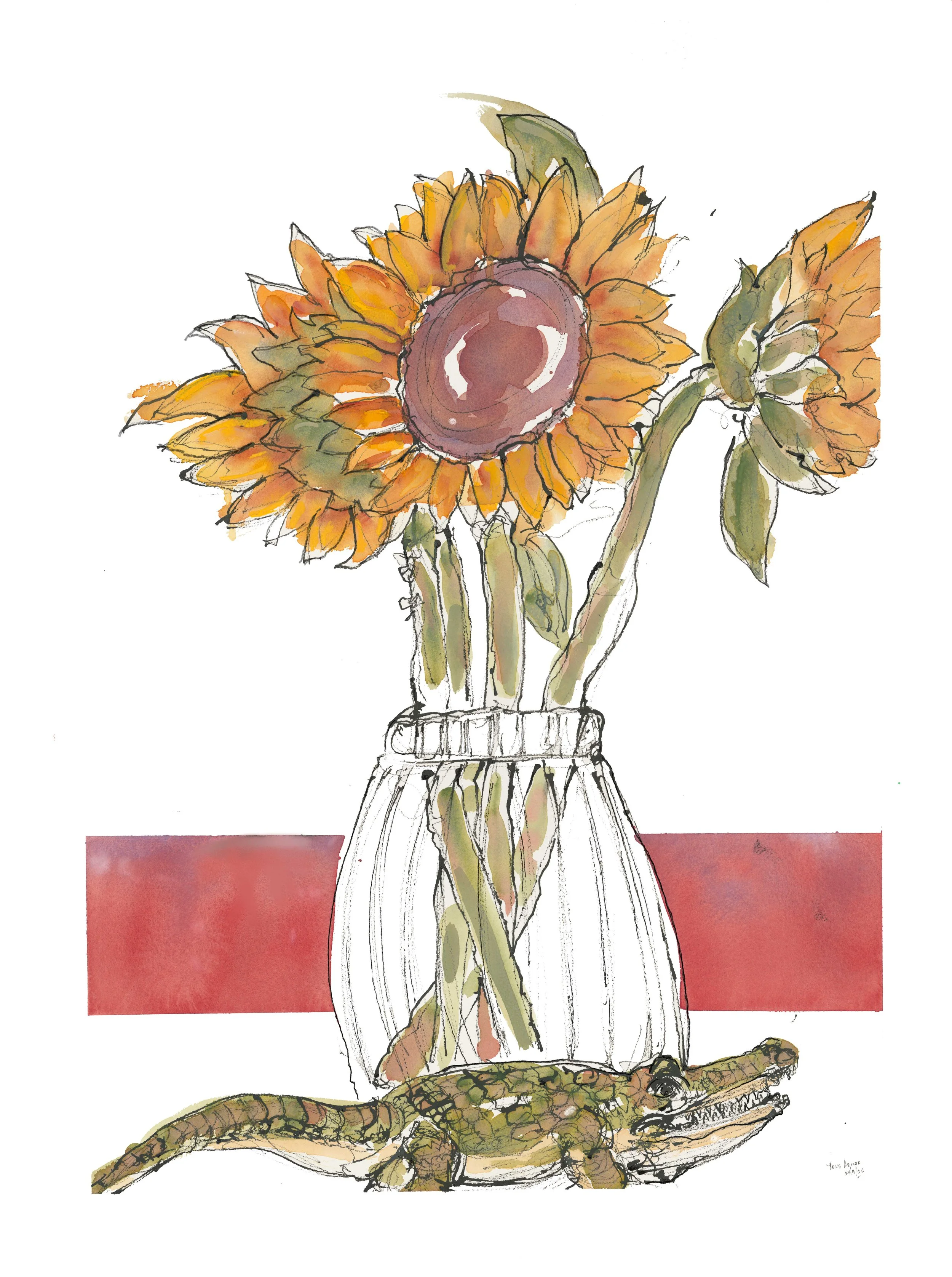 Sunflowers & Crockie